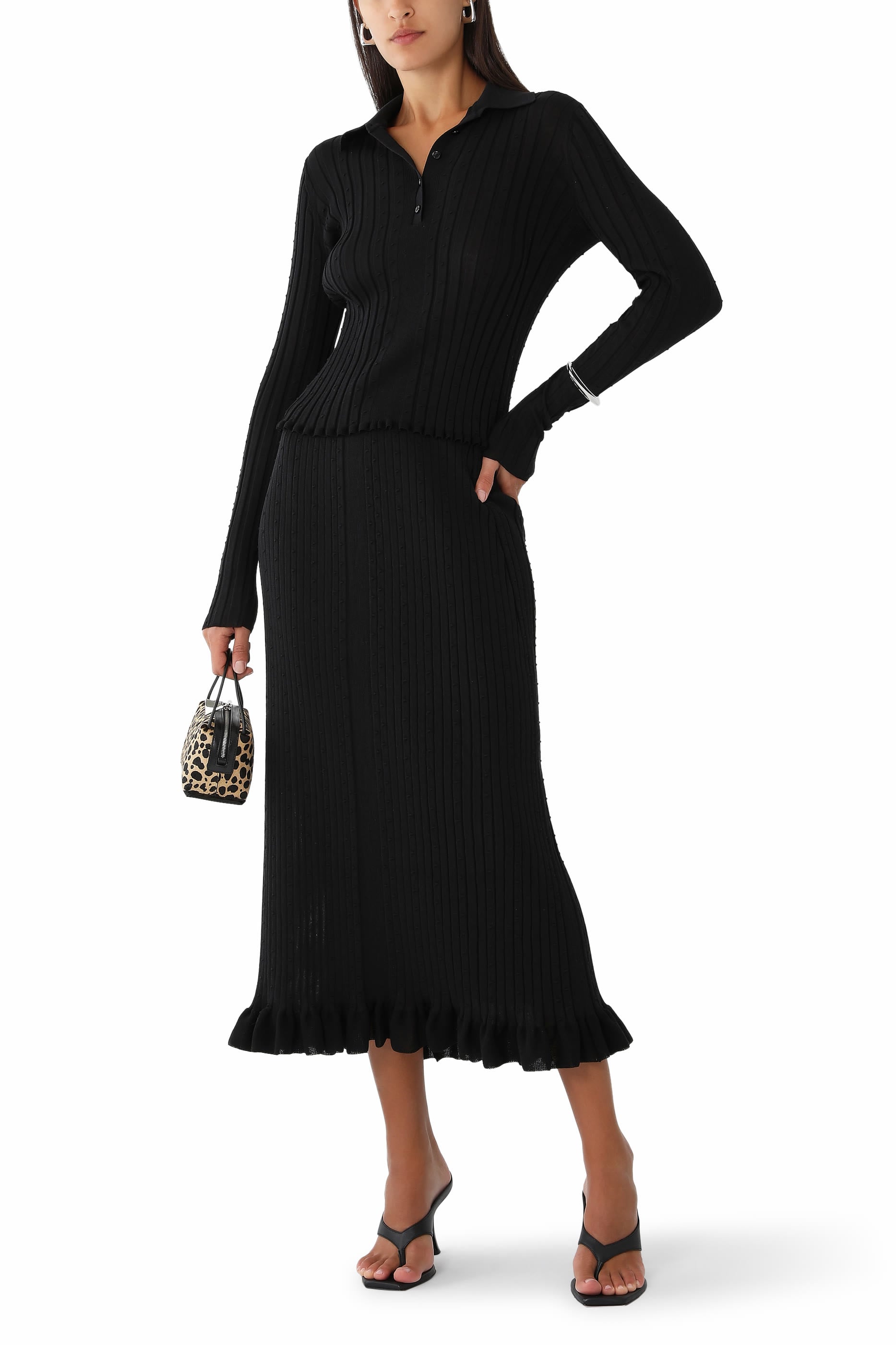 Monet Top in Fine Bobble Knit 
