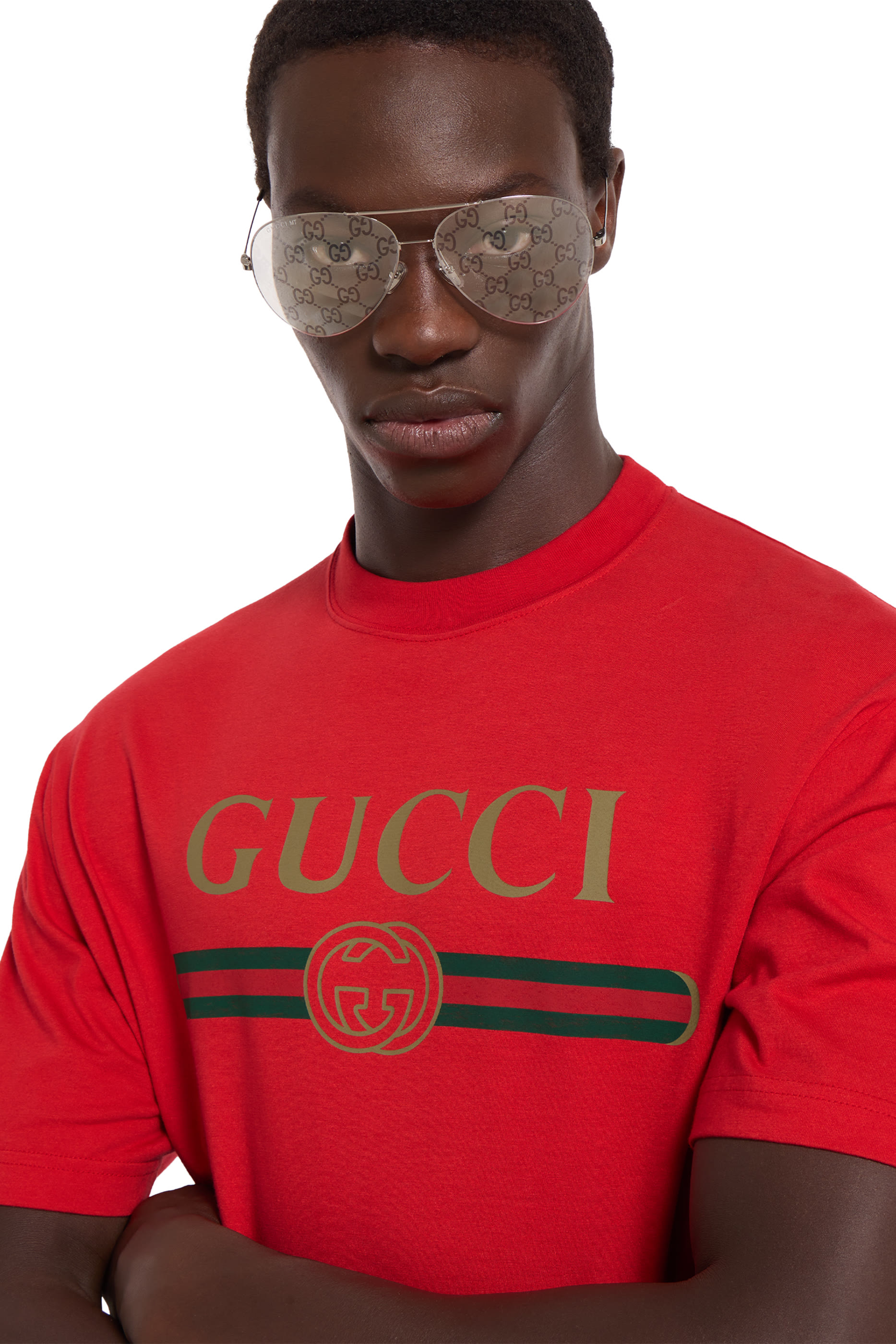  Silk Blend Jersey T-Shirt with Print