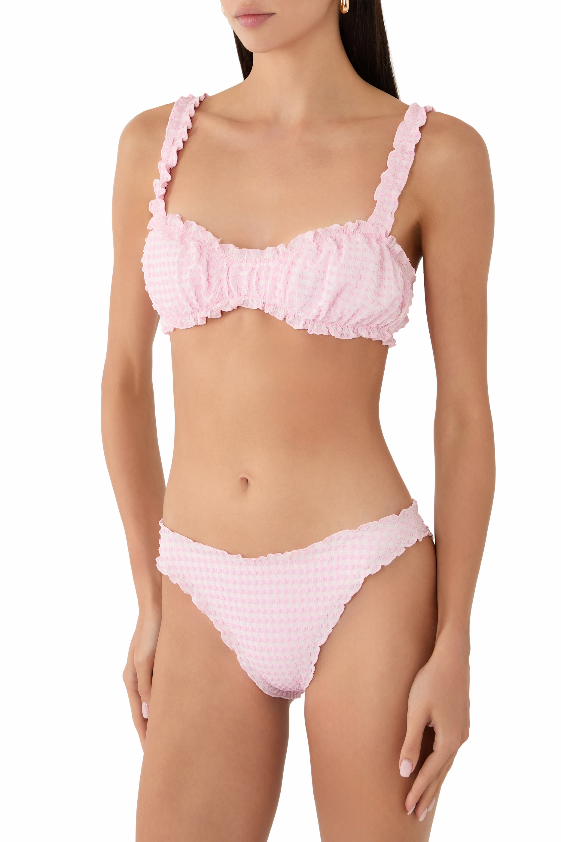 Evander Ruched Bikini Top