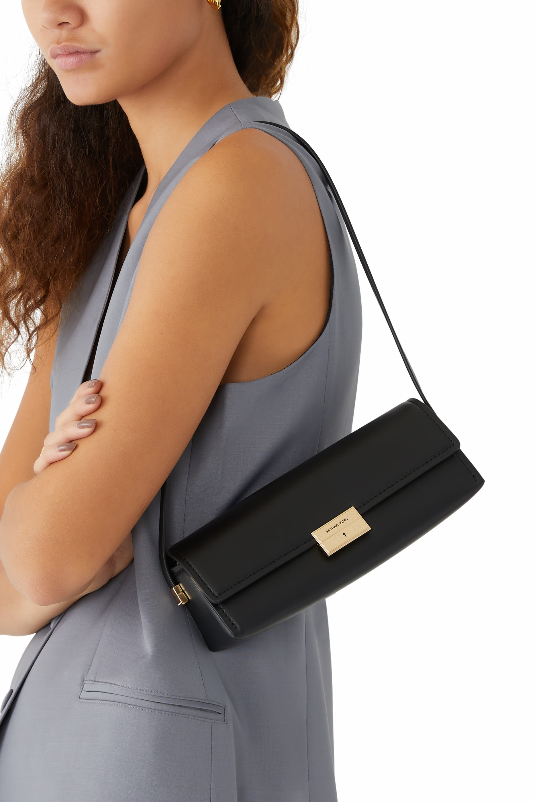 Ludlow Small Leather Convertible Pochette