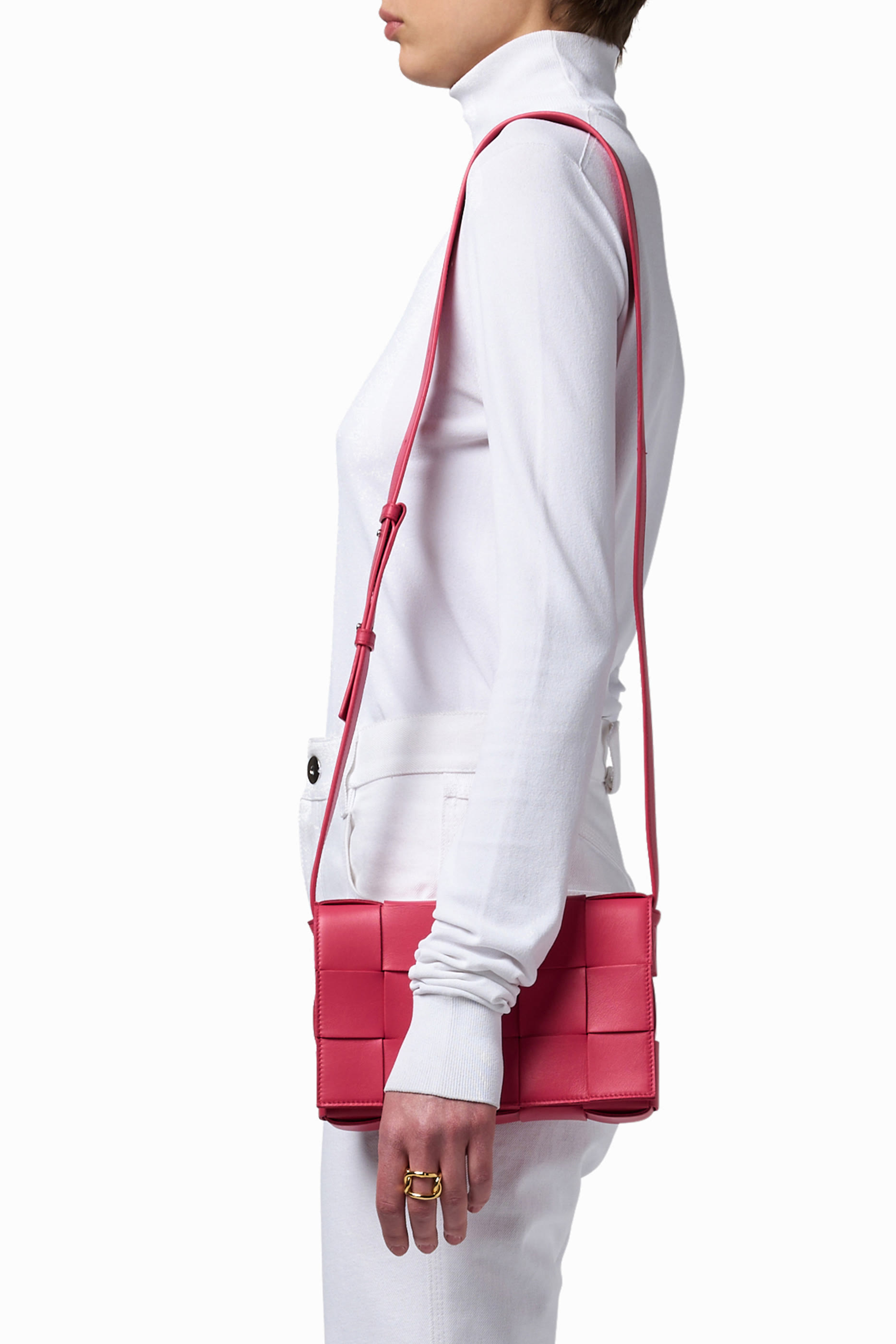 Cassette Intrecciato Crossbody Bag