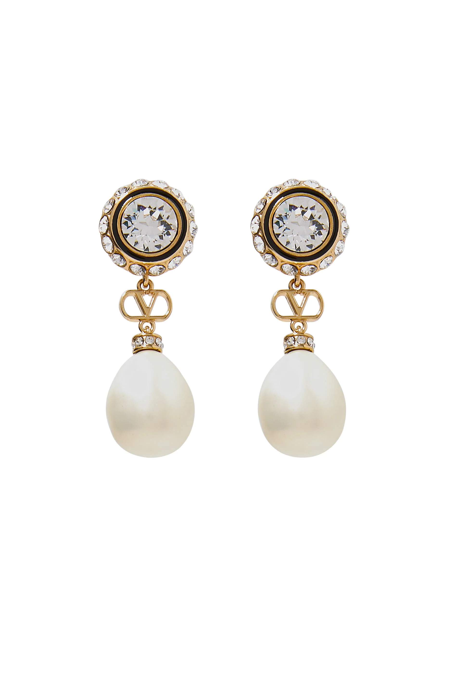 VLogo Signature Pearl Earrings