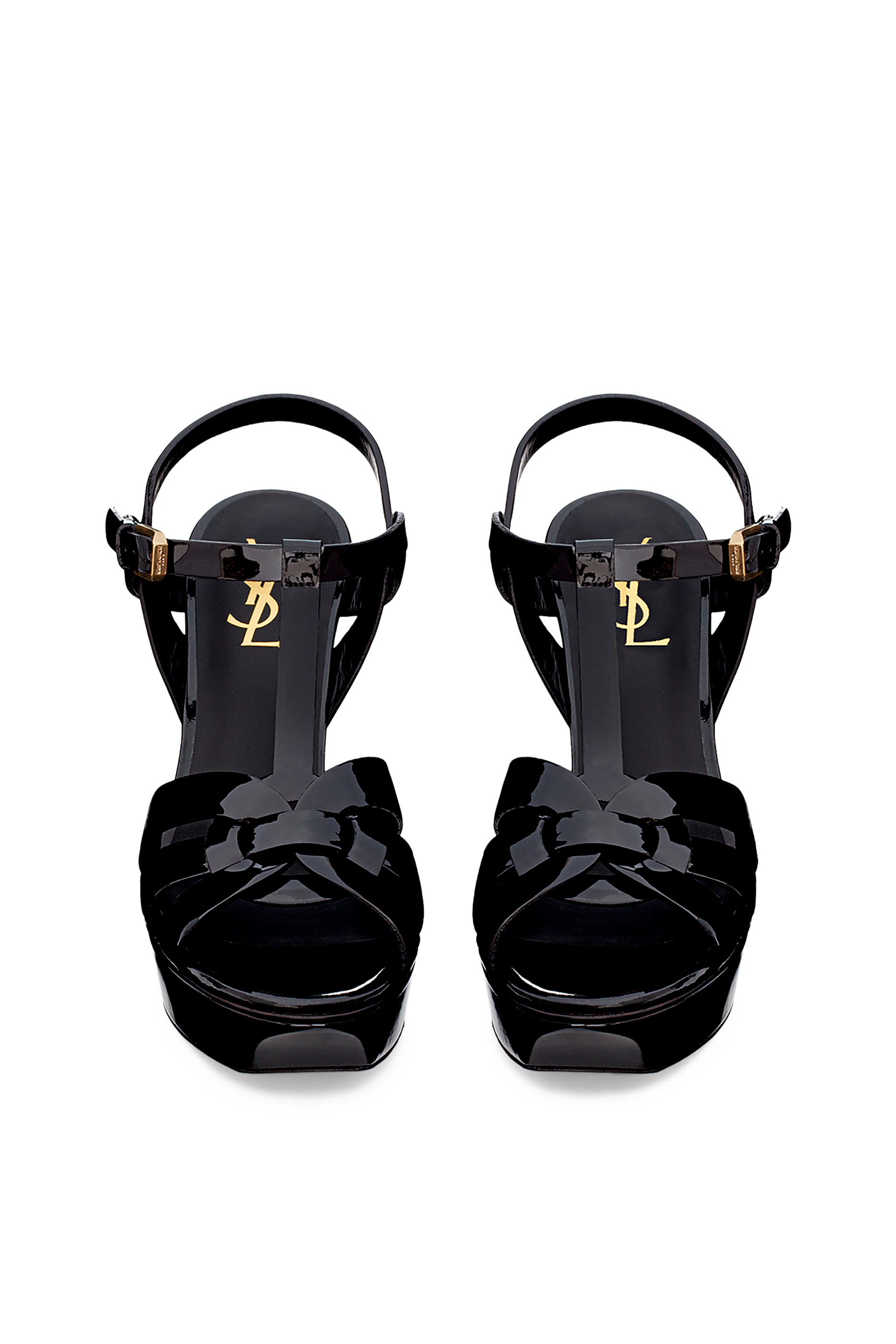 Tribute 105 Platform Sandals in Patent Leather