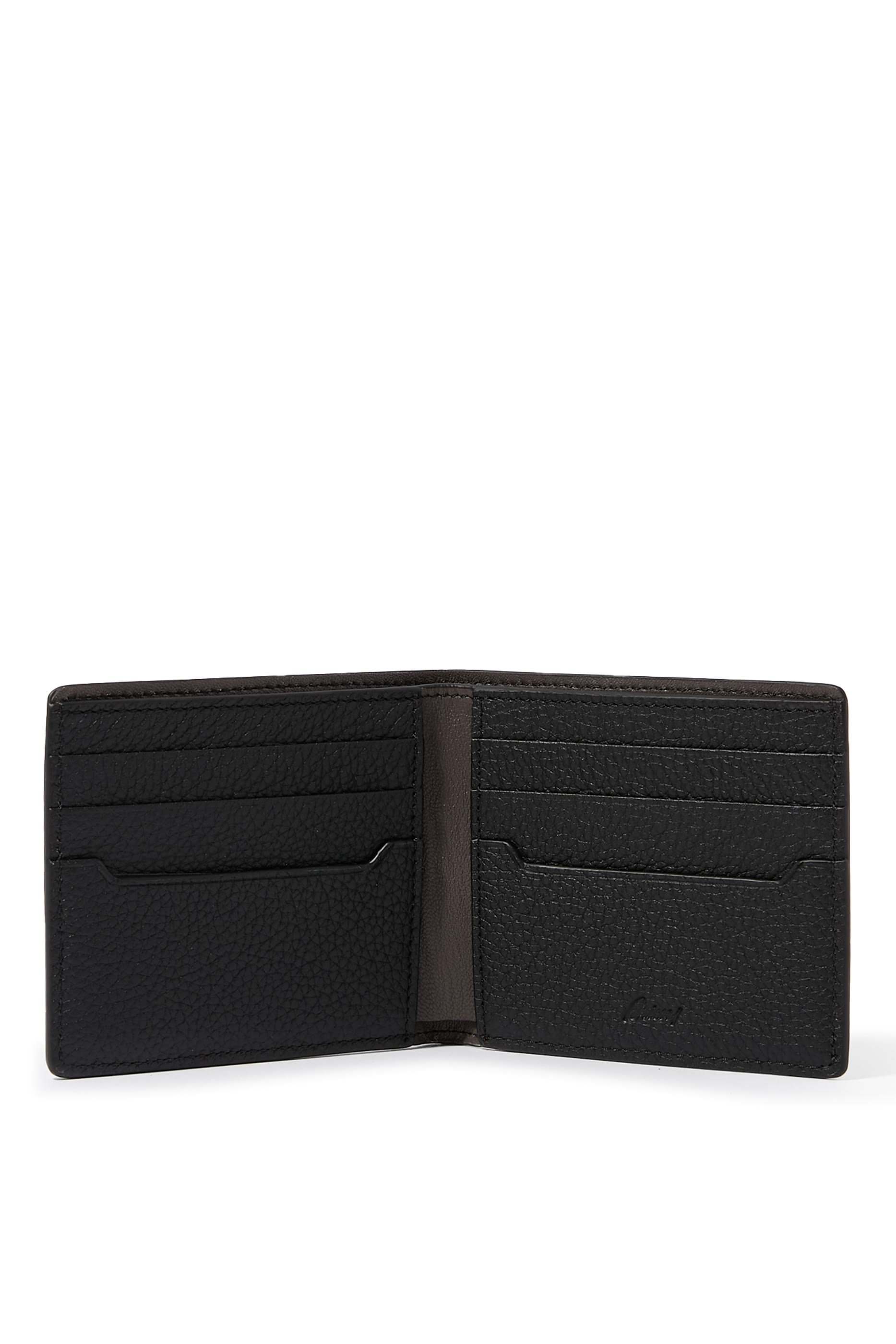 Grained Leather Wallet