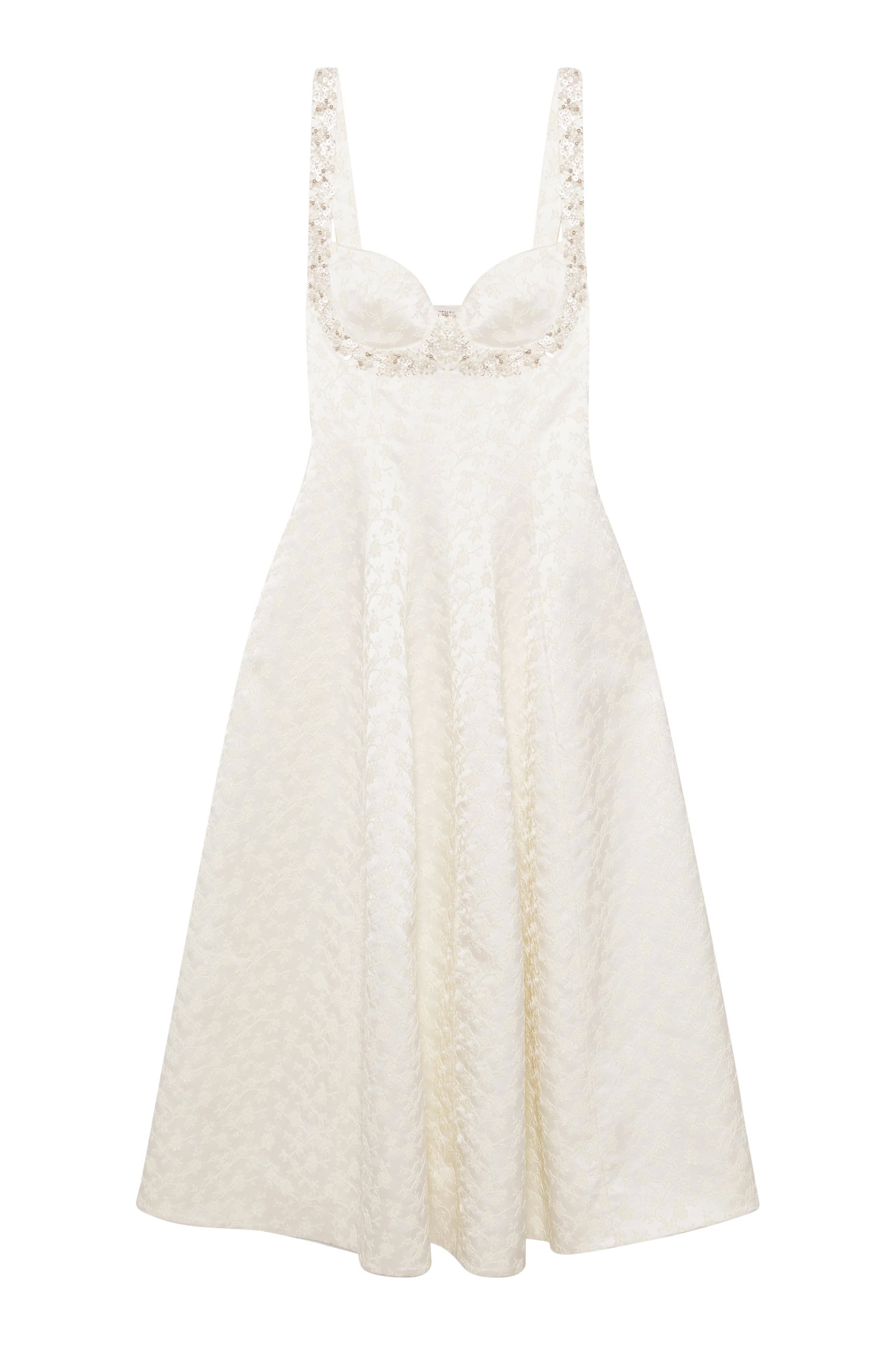 Charlotte Jacquard Midi Dress