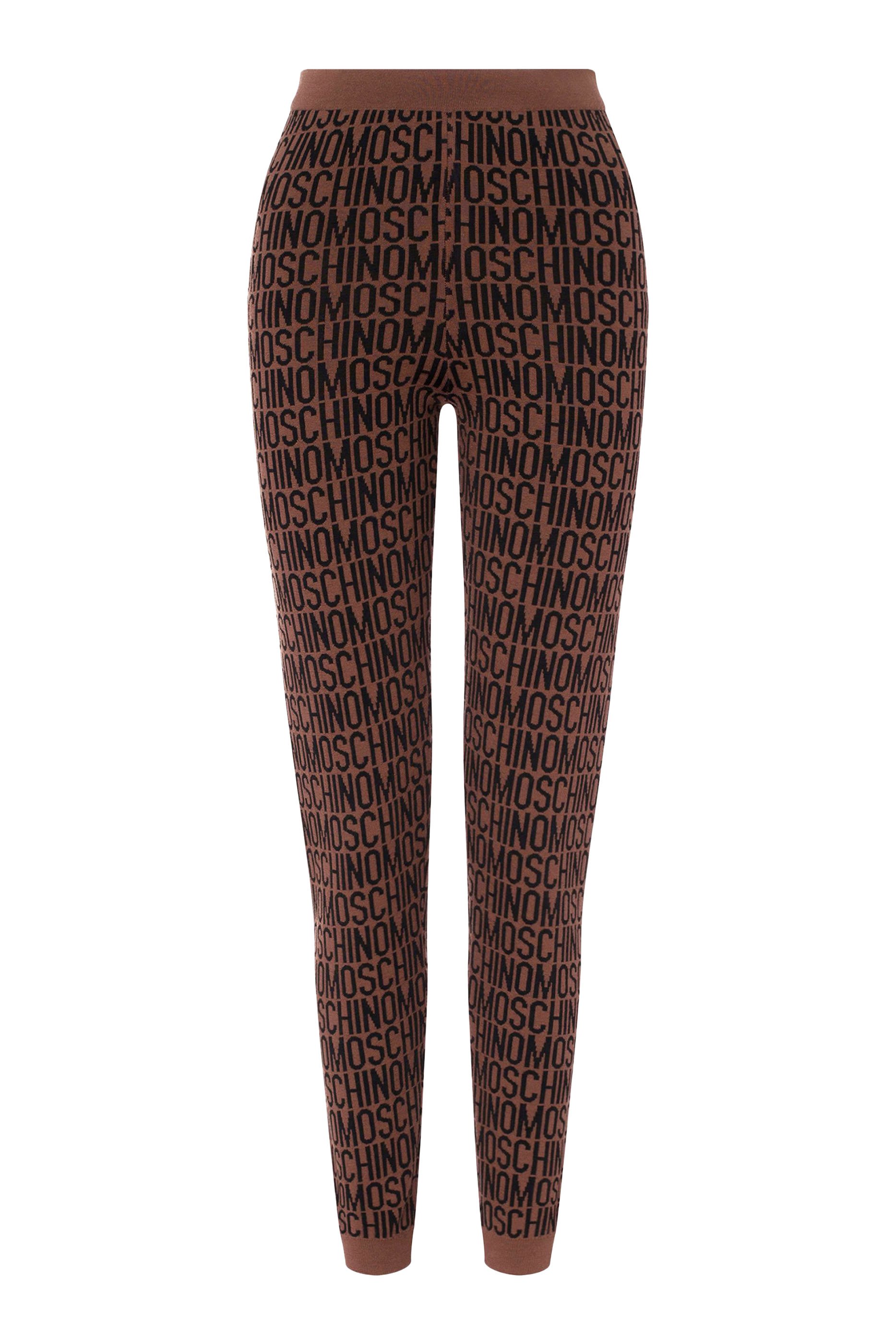 All-Over Logo Wool Leggings