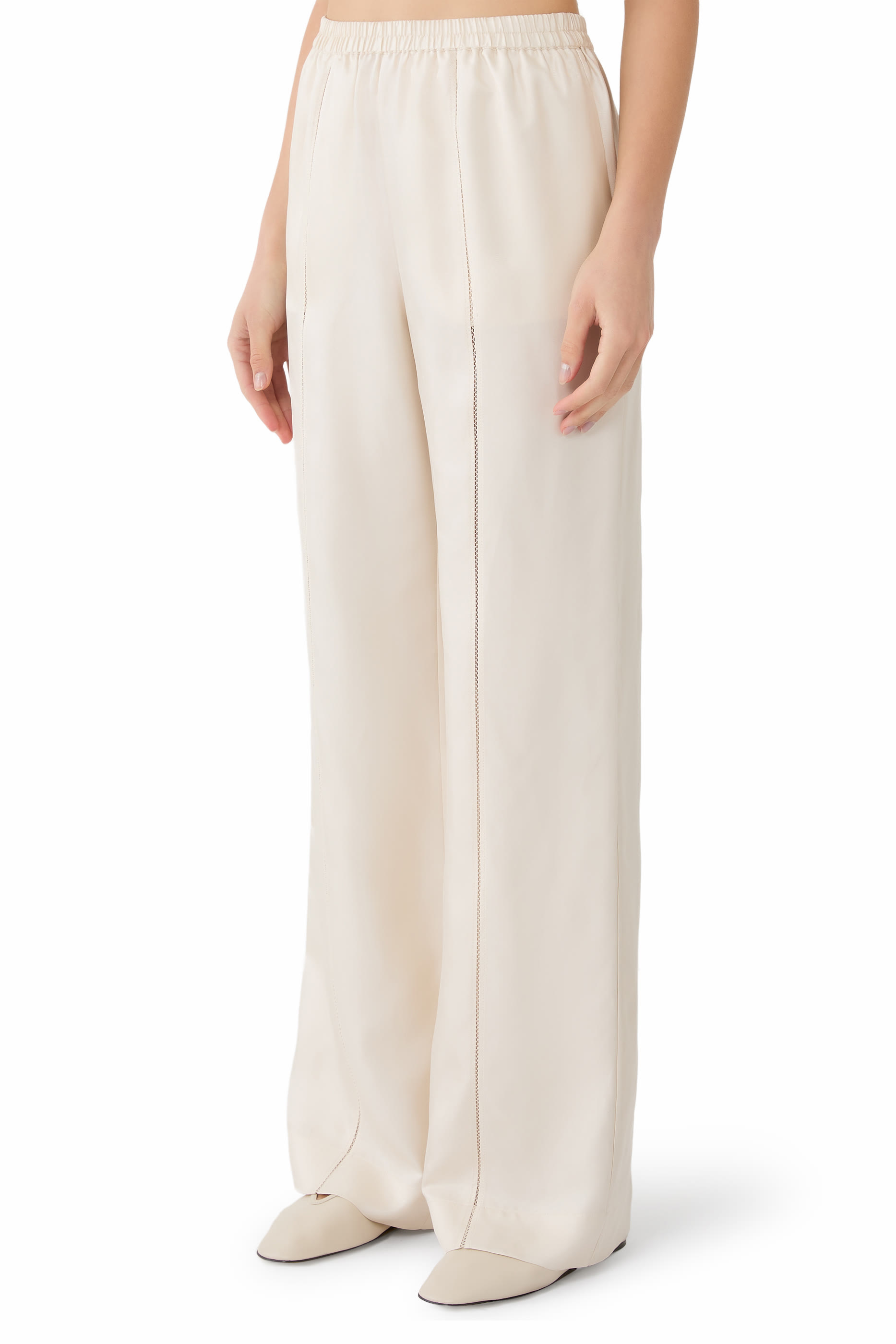 Lars Silk Twill Trousers