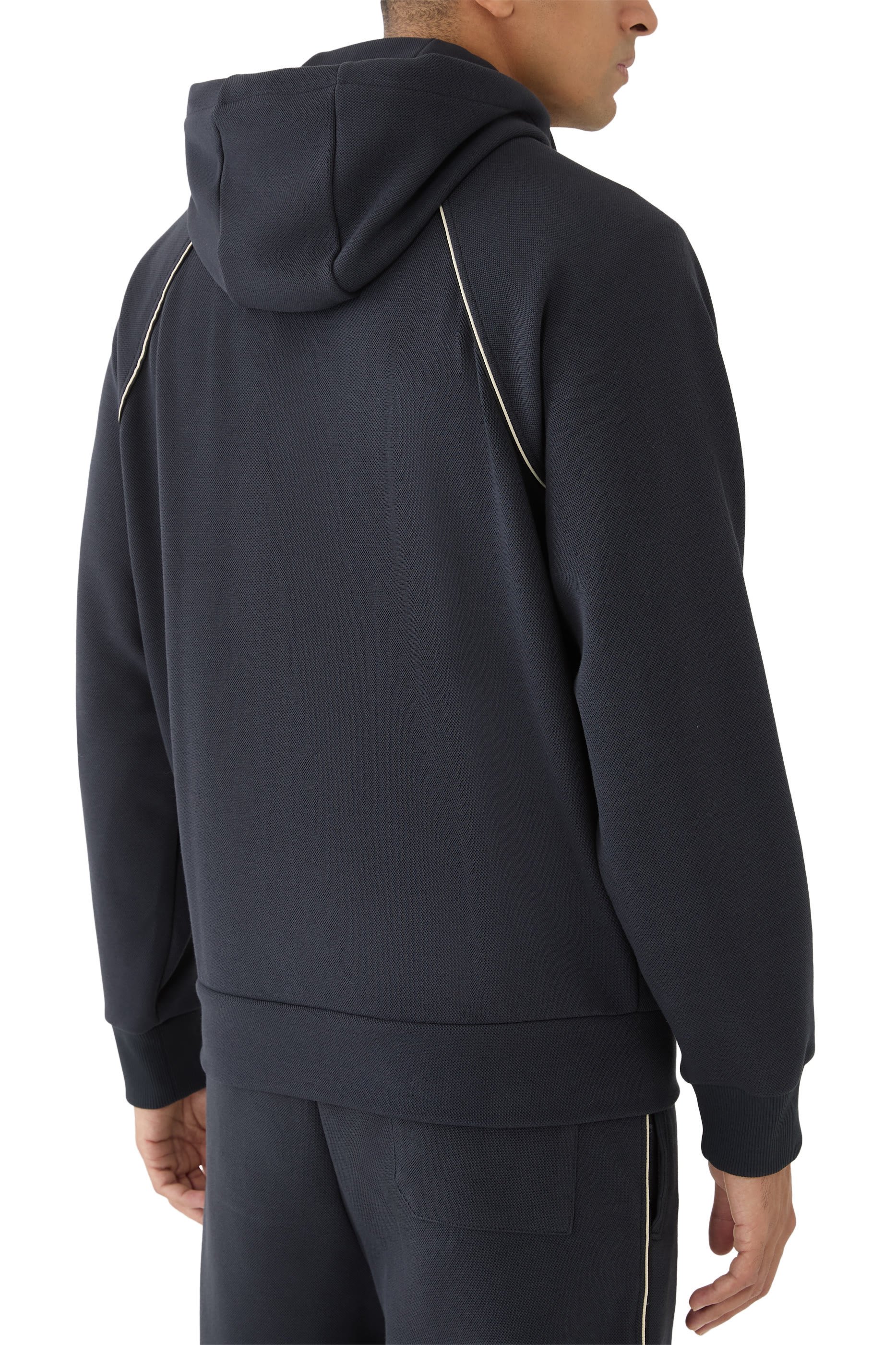 Cotton-Blend Zip-Up Hoodie