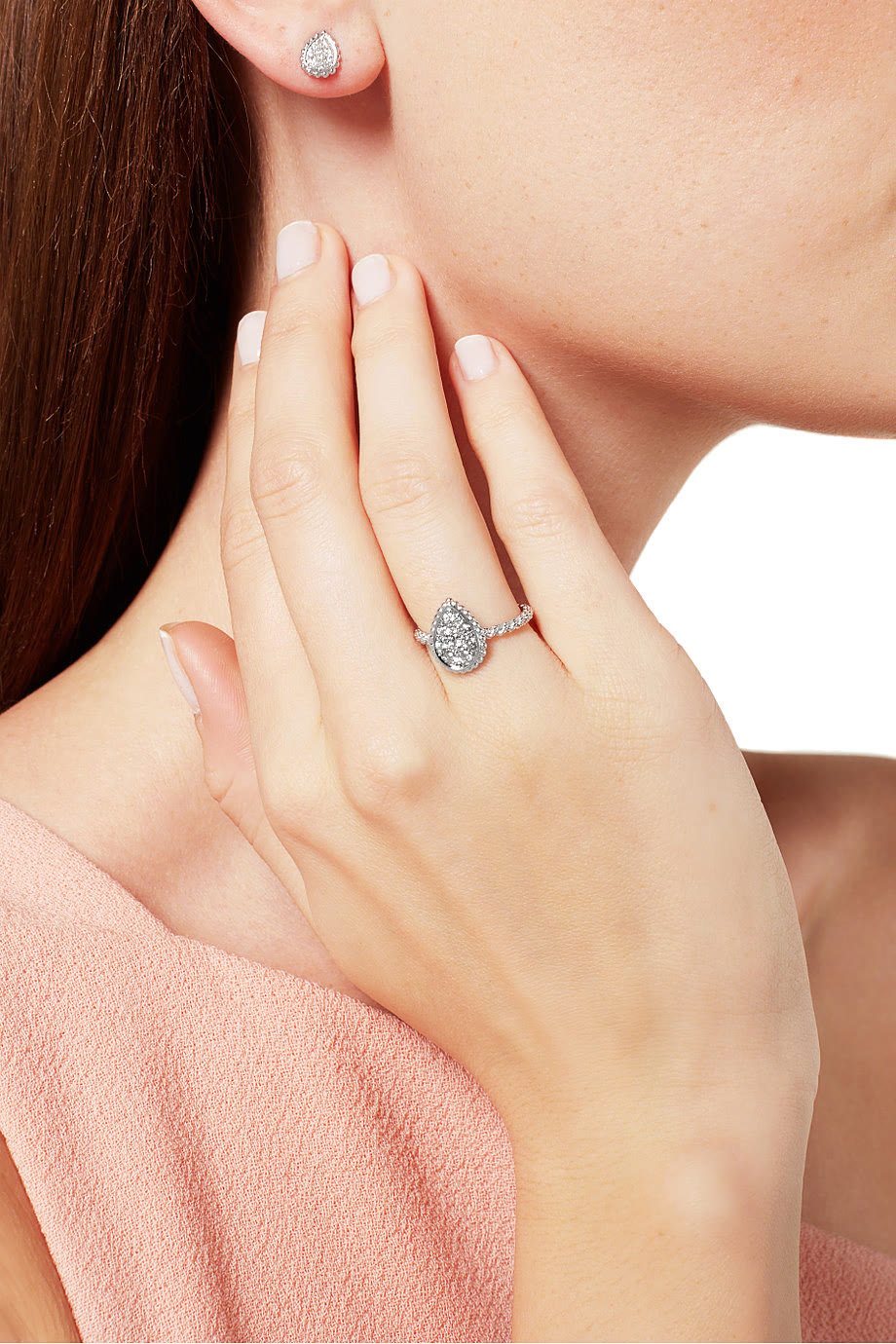 Serpent Boh&egrave;me Small Ring, 18k White Gold & Diamonds