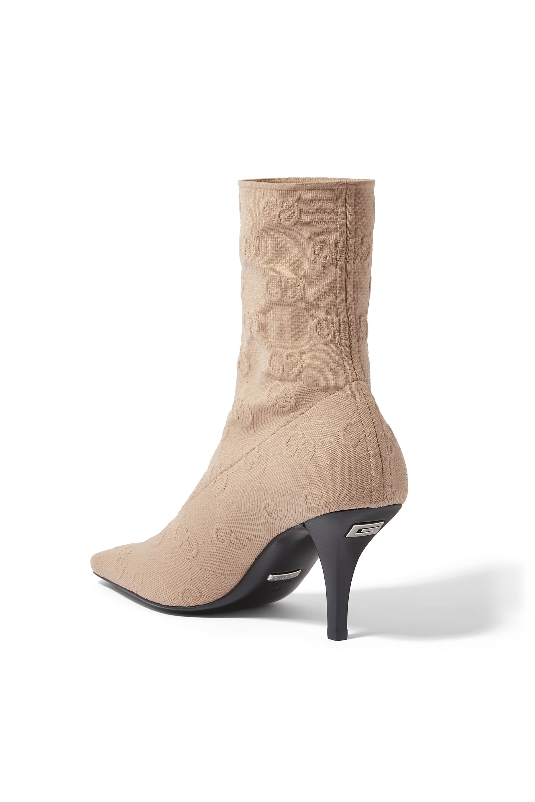 GG 75 Knit Ankle Boots