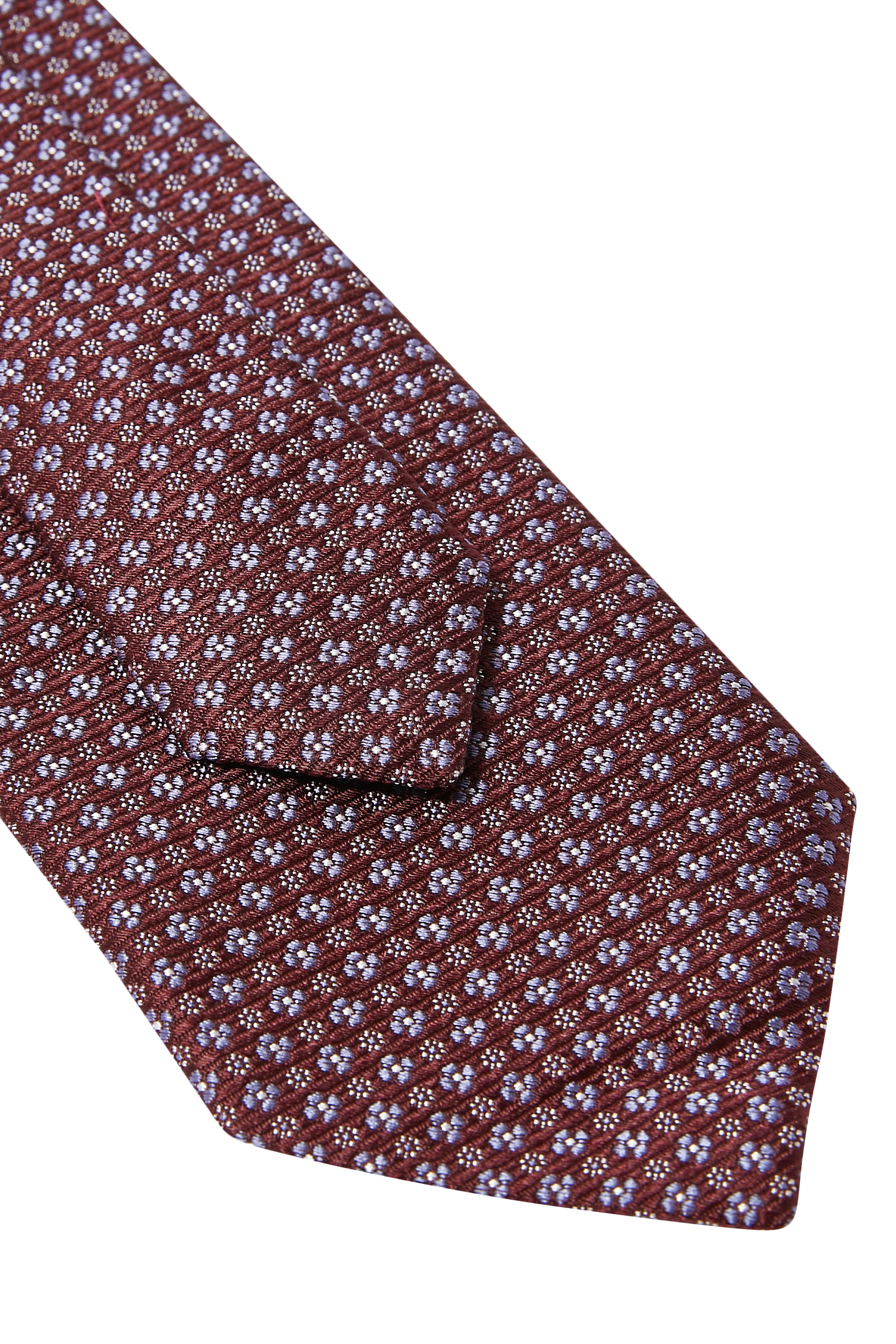 Geometric Woven Silk Tie