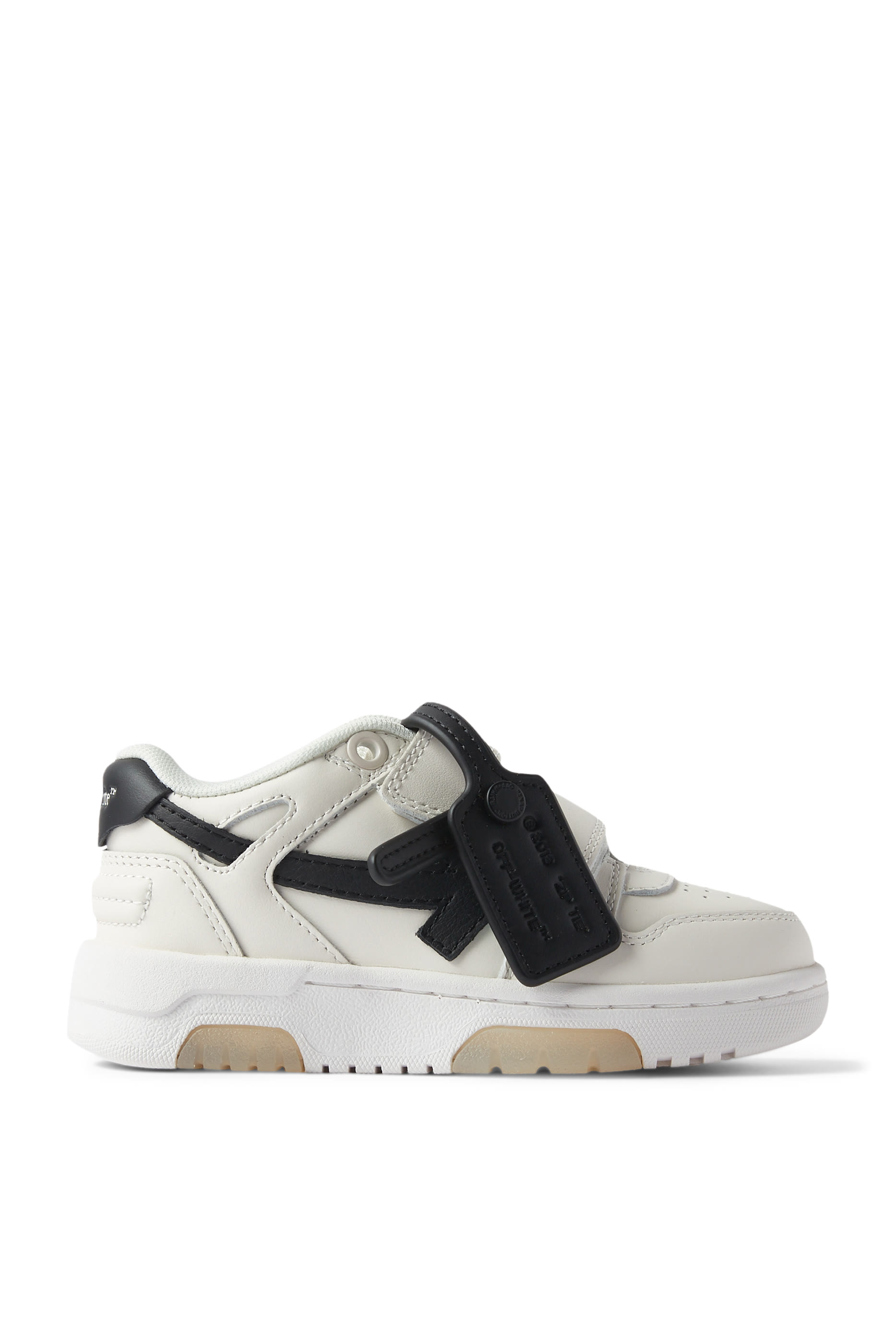 Kids Out Of Office Straps Leather Sneakers