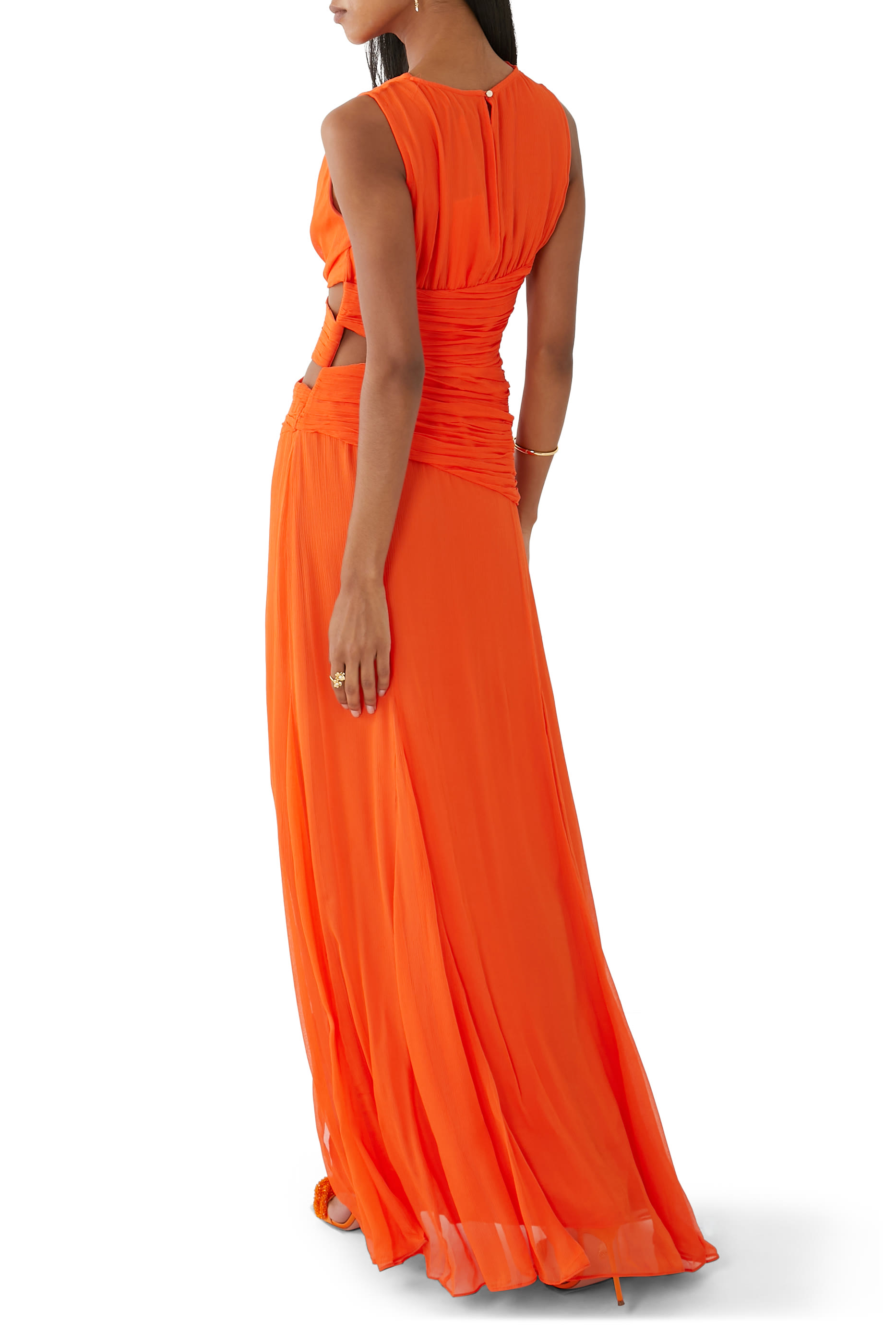 Layla Cut Out Side Split Maxi Dress