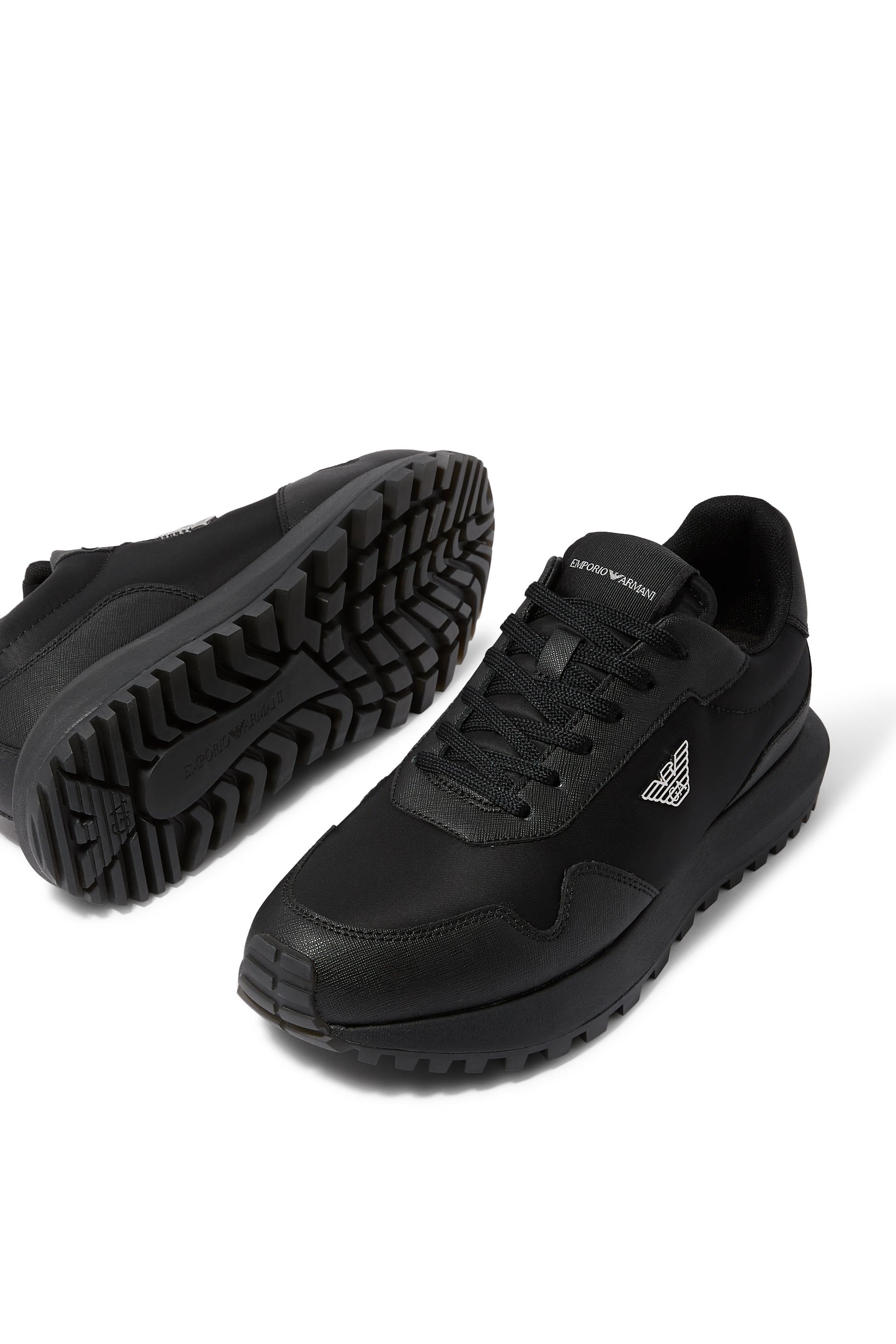 Micro Metal Logo Sneakers