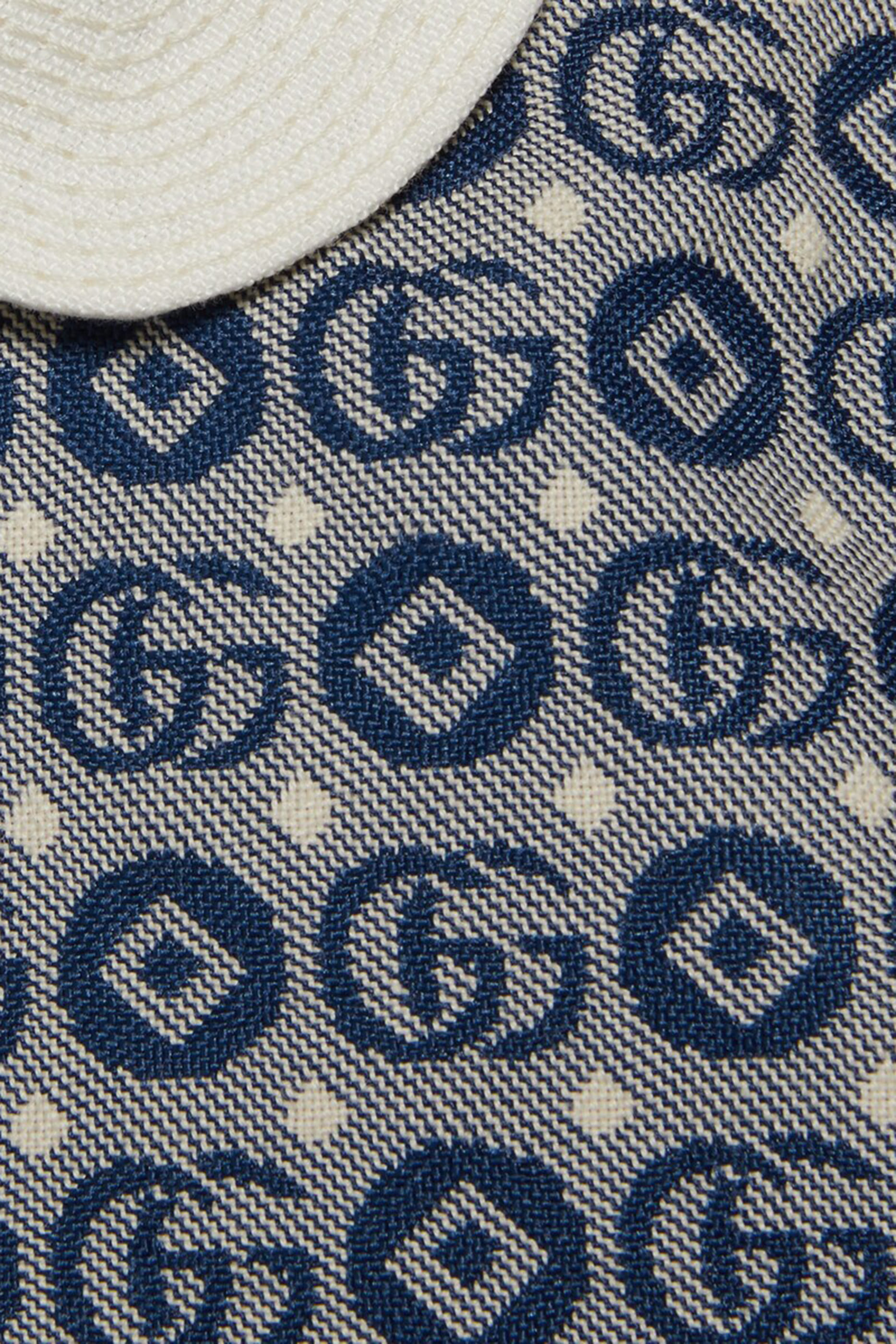 Double G Cotton Jacquard Dress