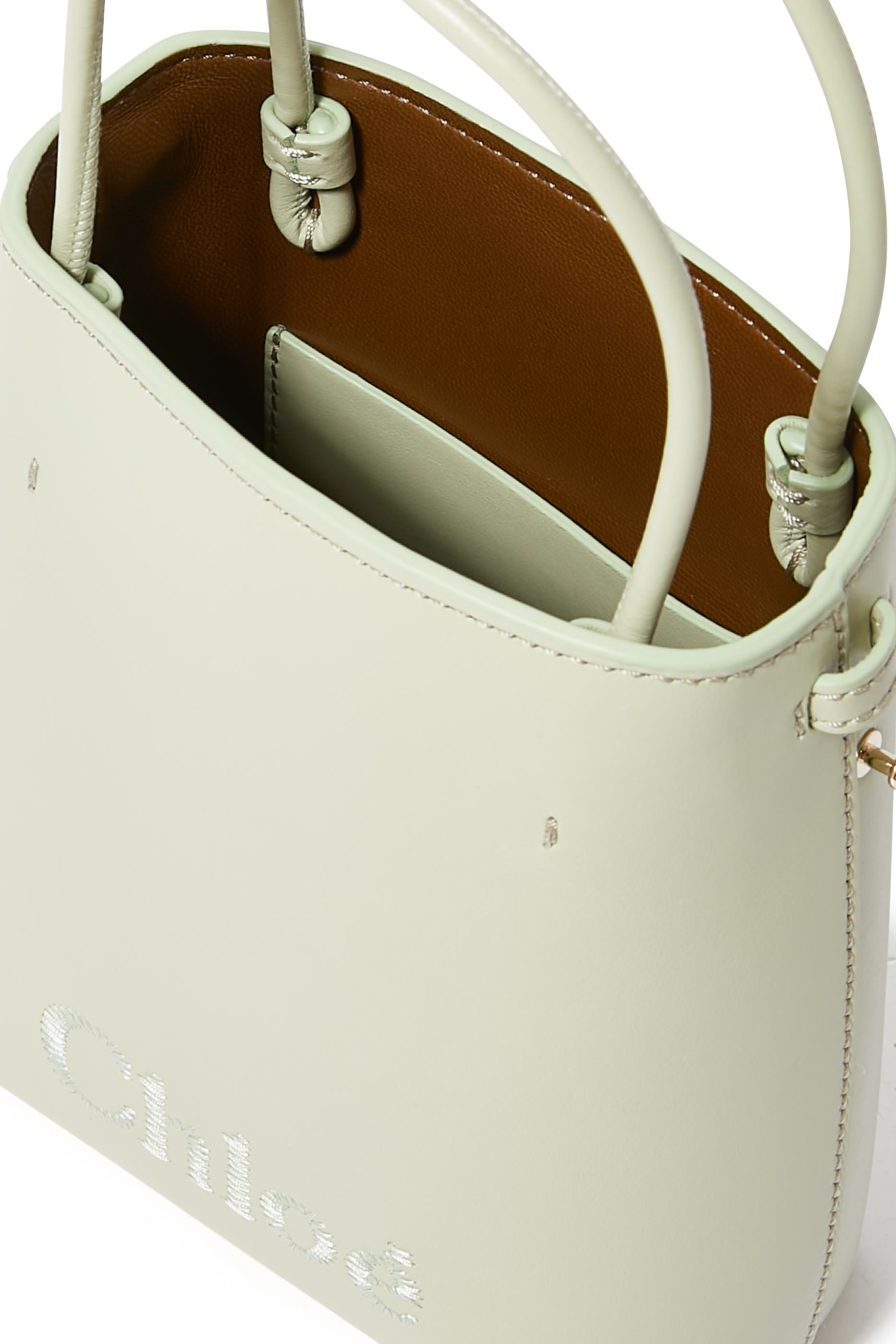 Micro Sense Leather Tote Bag