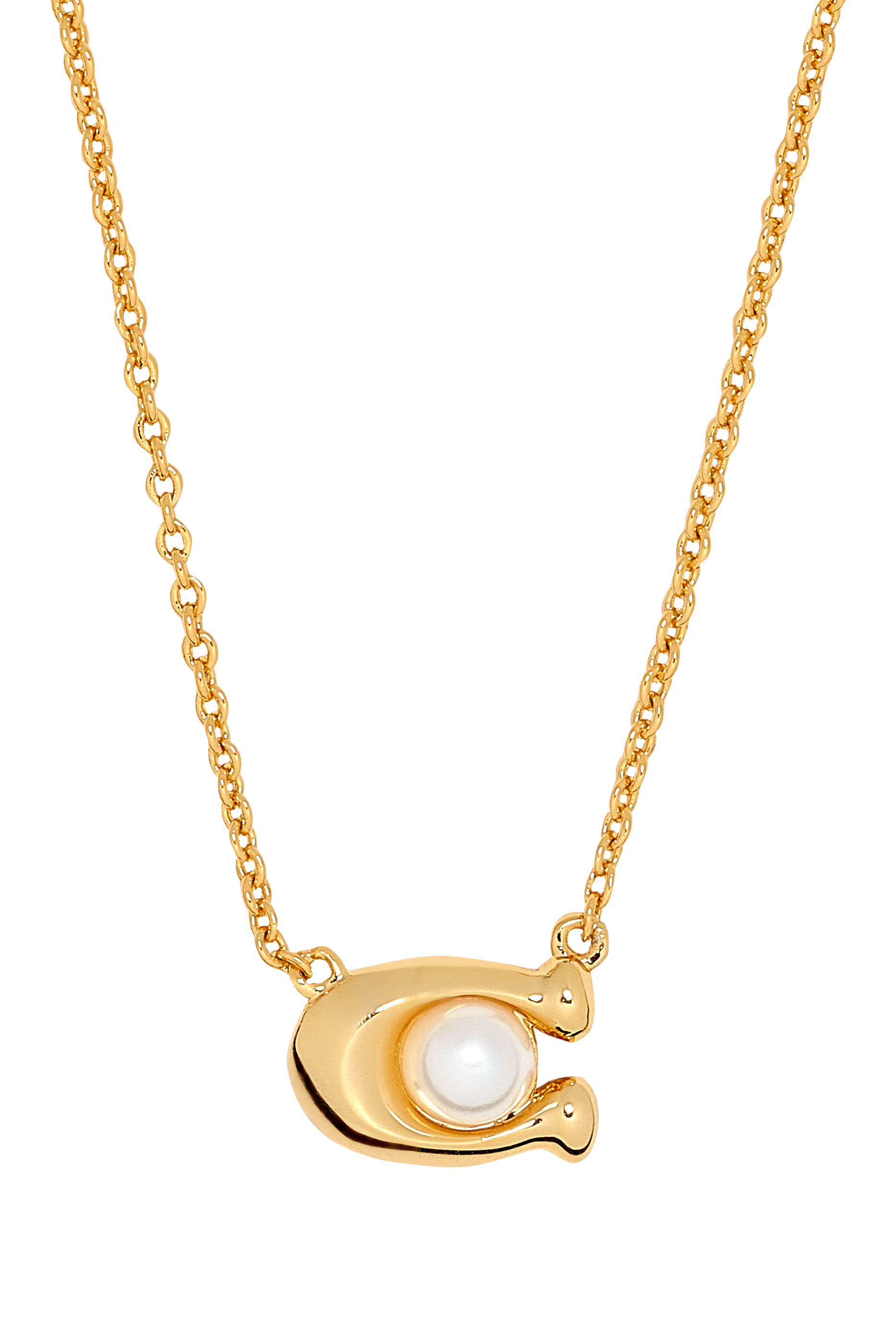 Signature Pendant Pearl Necklace