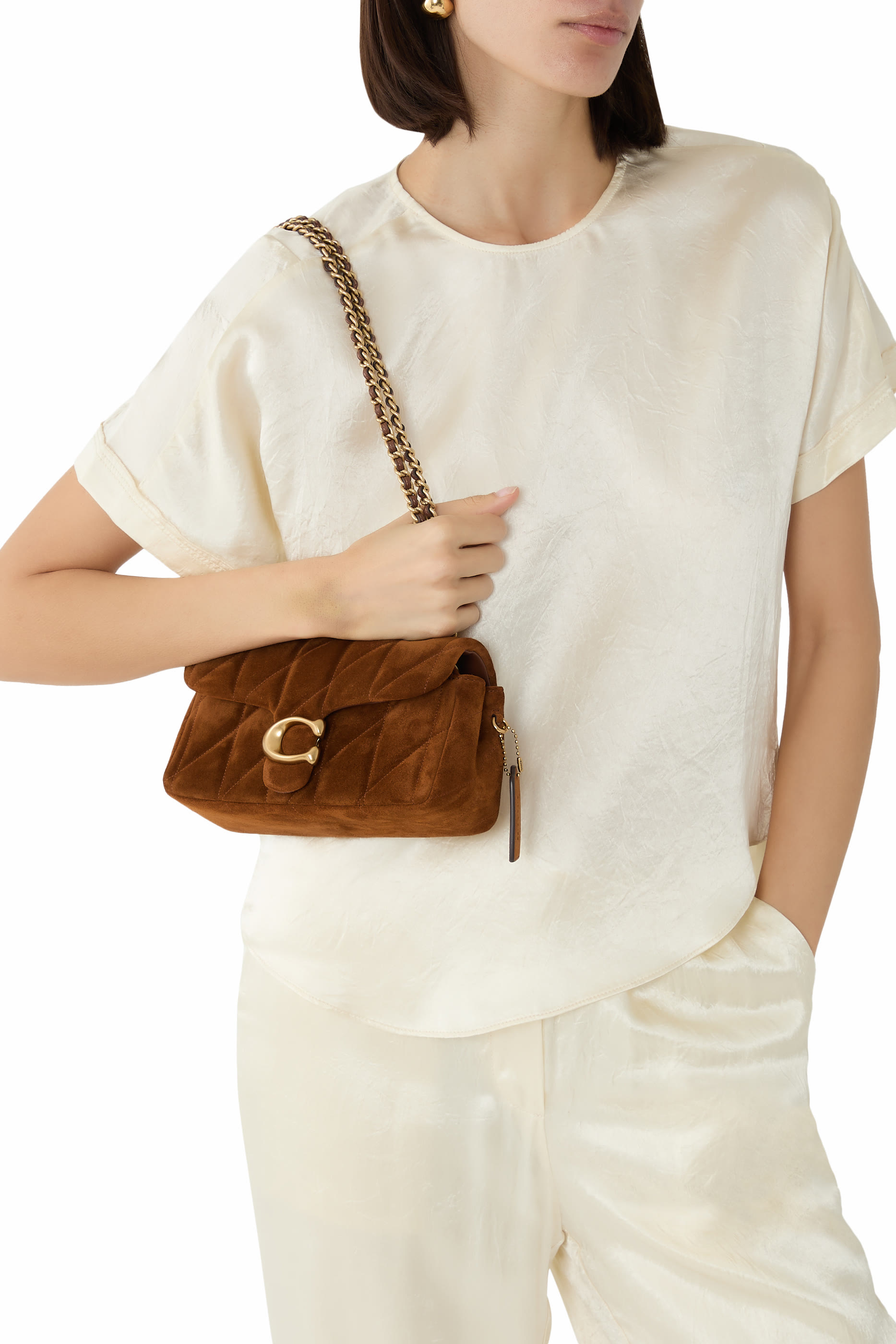 Tabby Shoulder Bag 20 With Quilting 