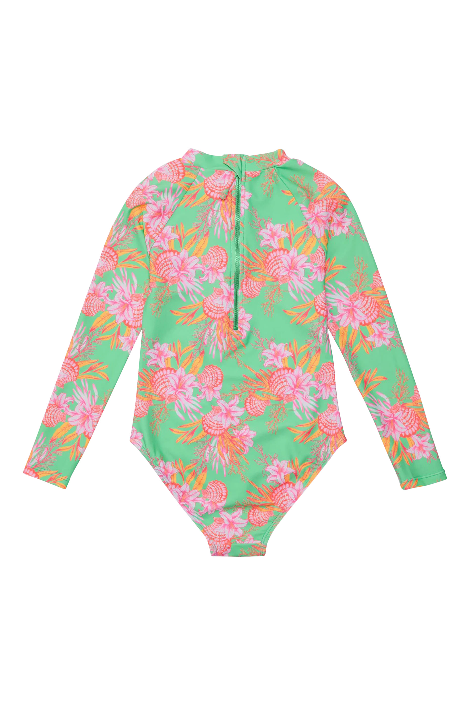 Kids Coastal Shells Sustainable Surf Suit