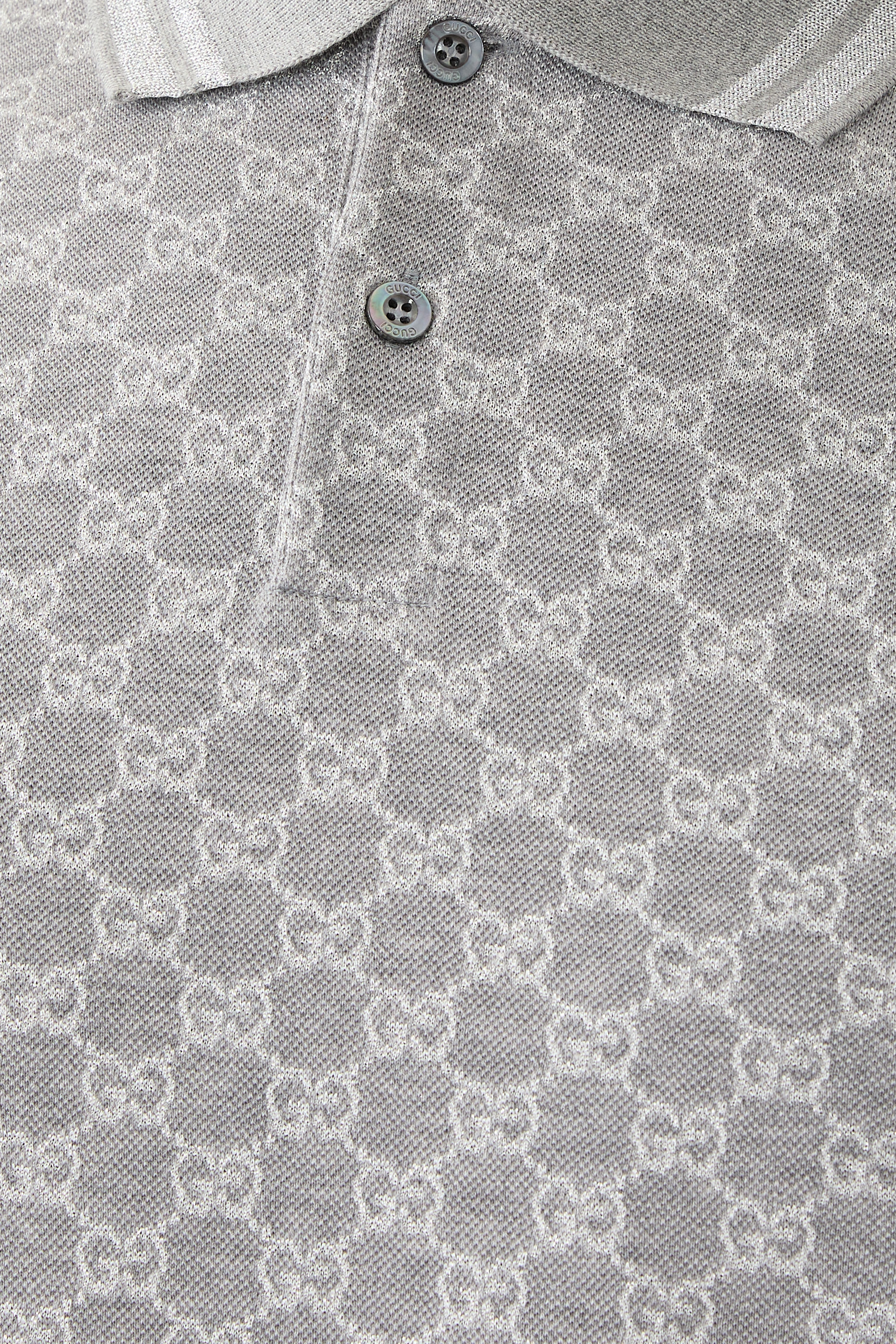 GG Cotton Lamé Jacquard Polo Shirt