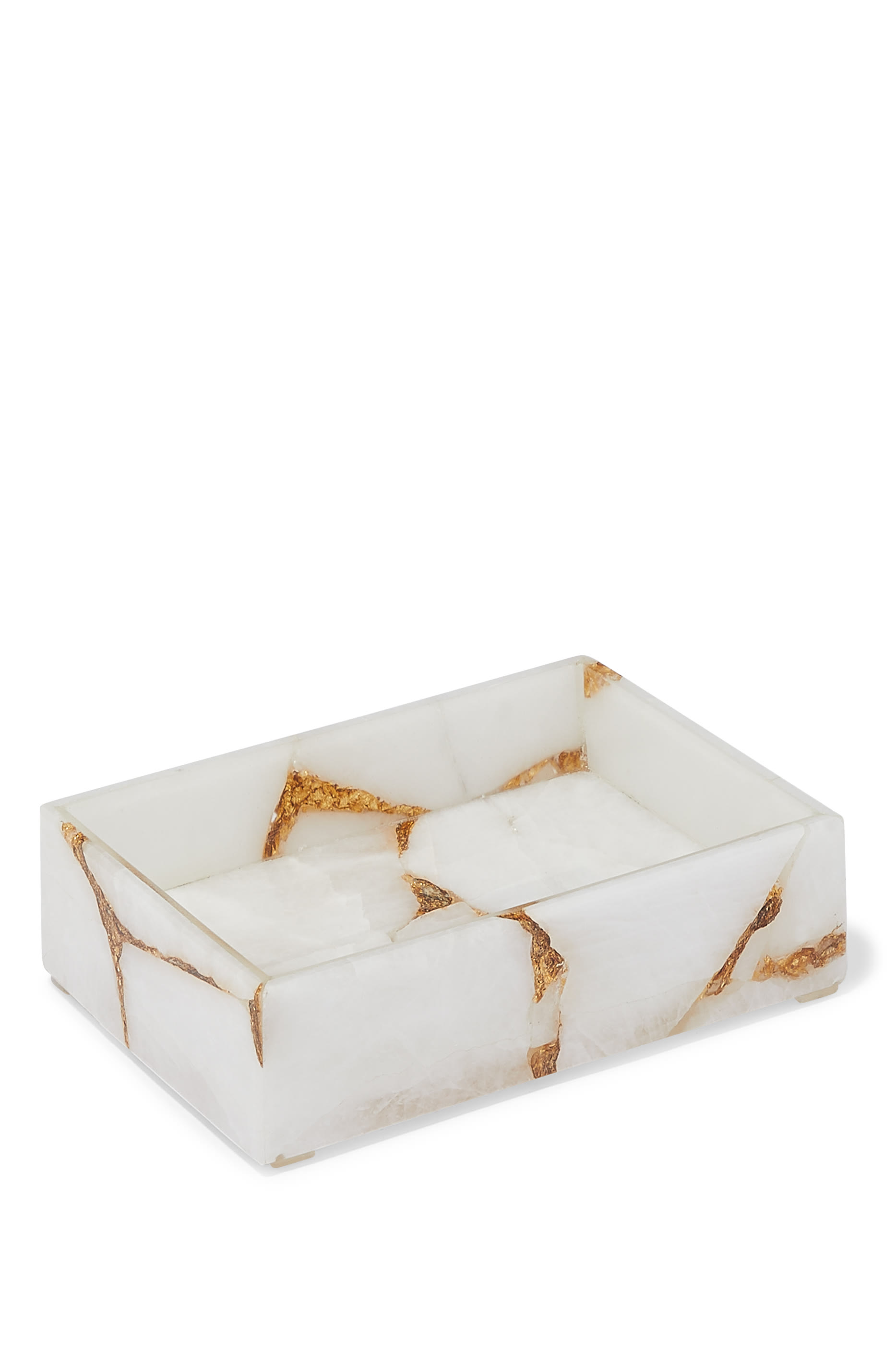 Taj Milk White Quartz Tray