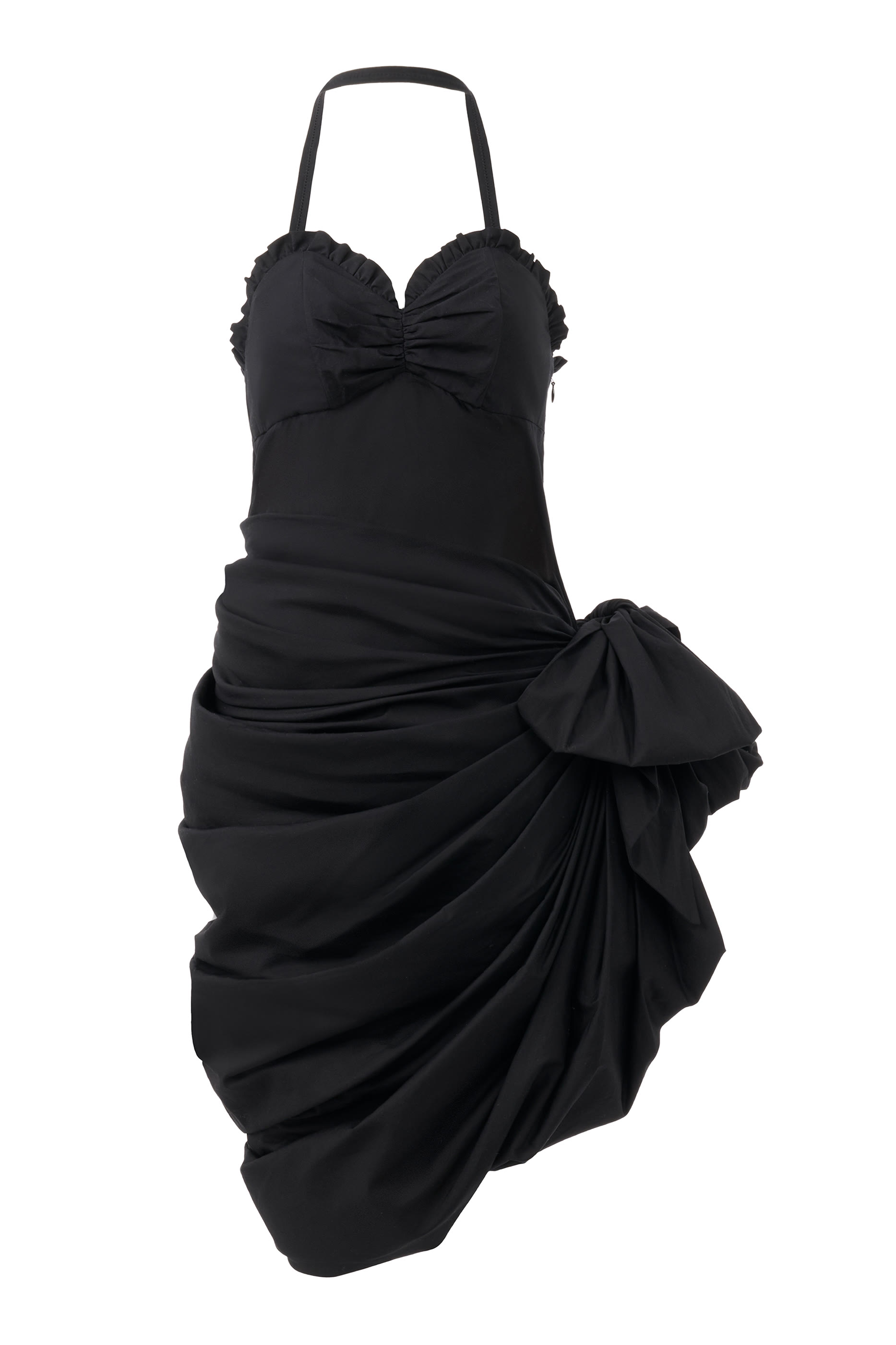 Wrapped Halterneck Dress