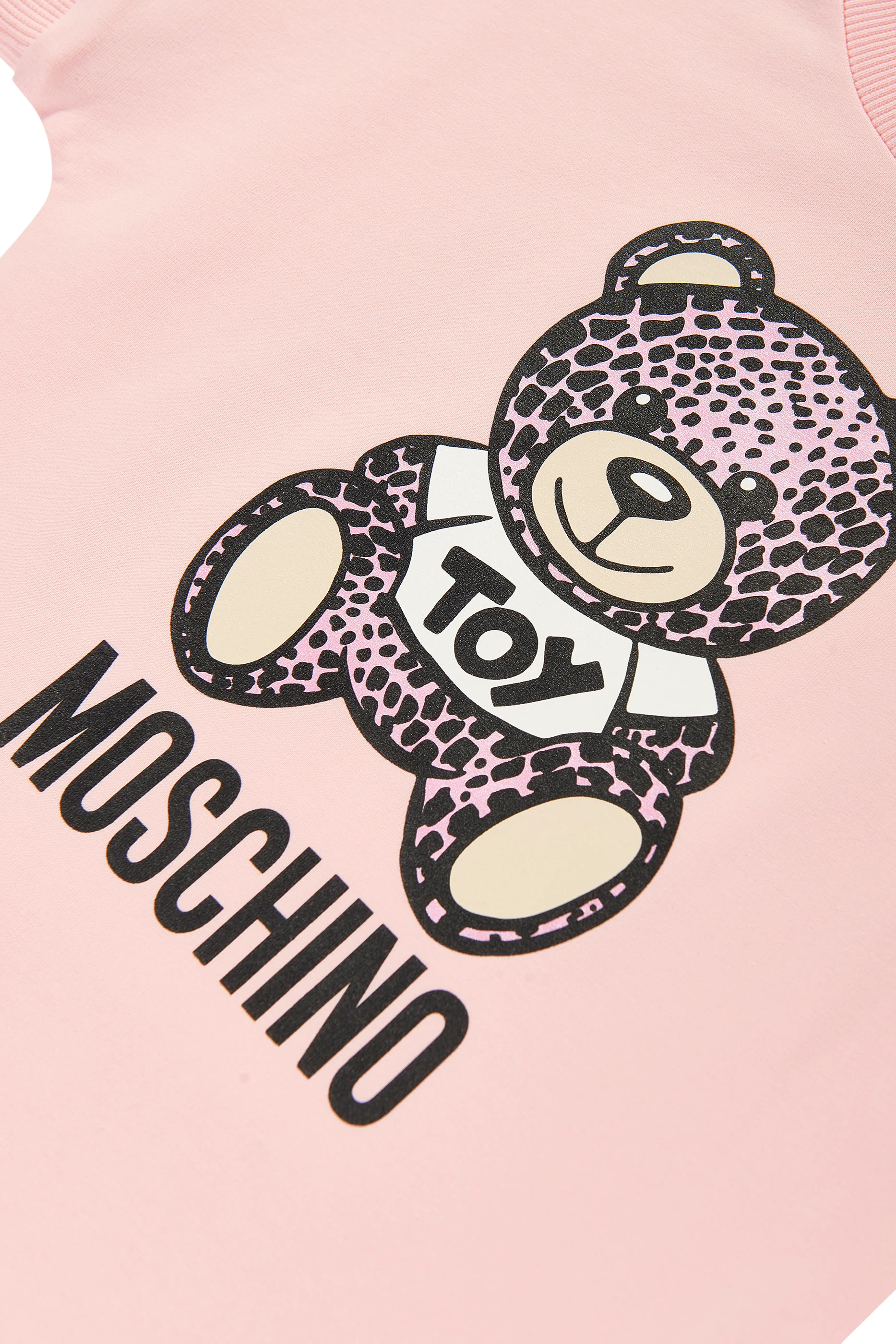 Kids Printed Bear T-Shirt Dress