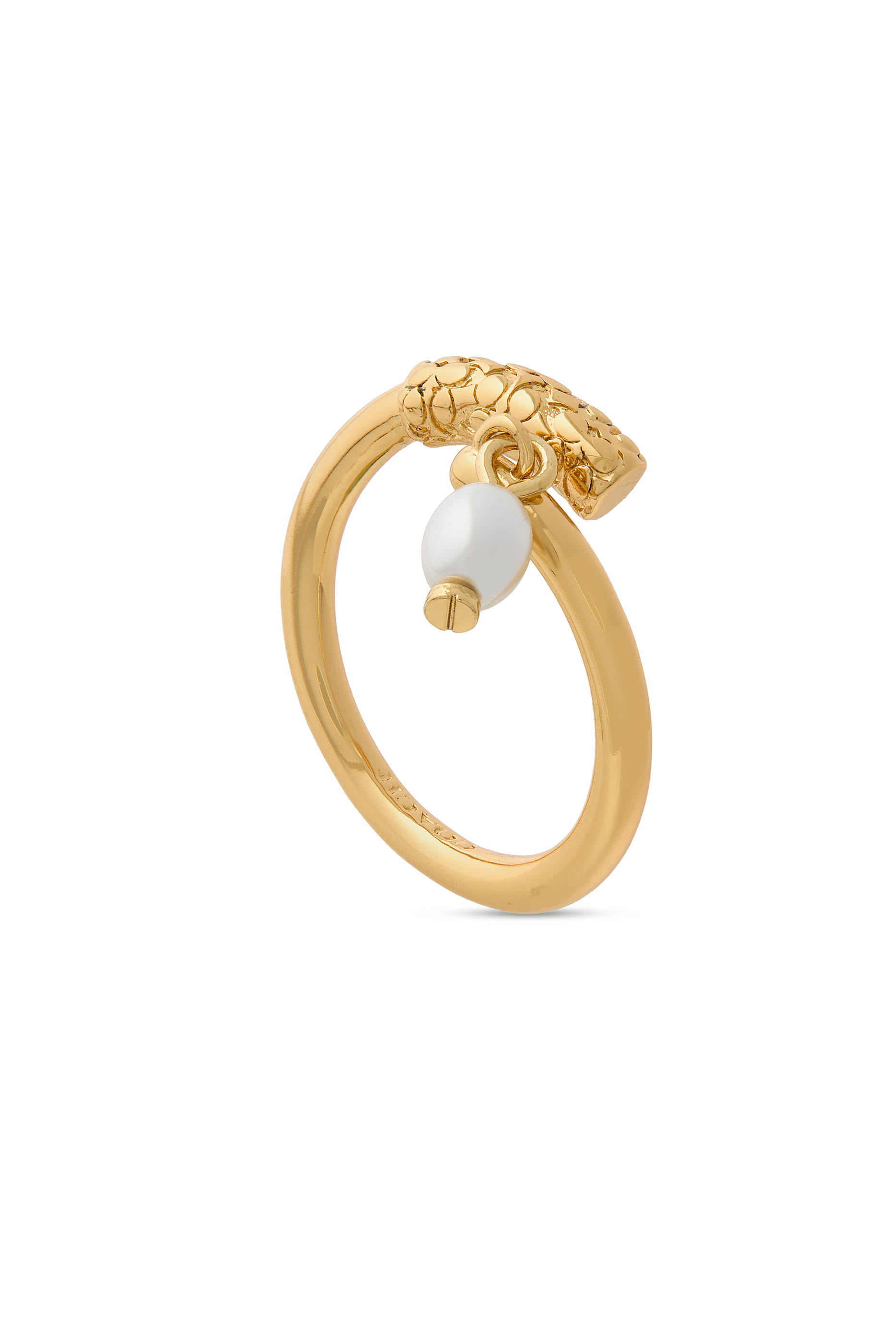 Signature C Ring, Pearl