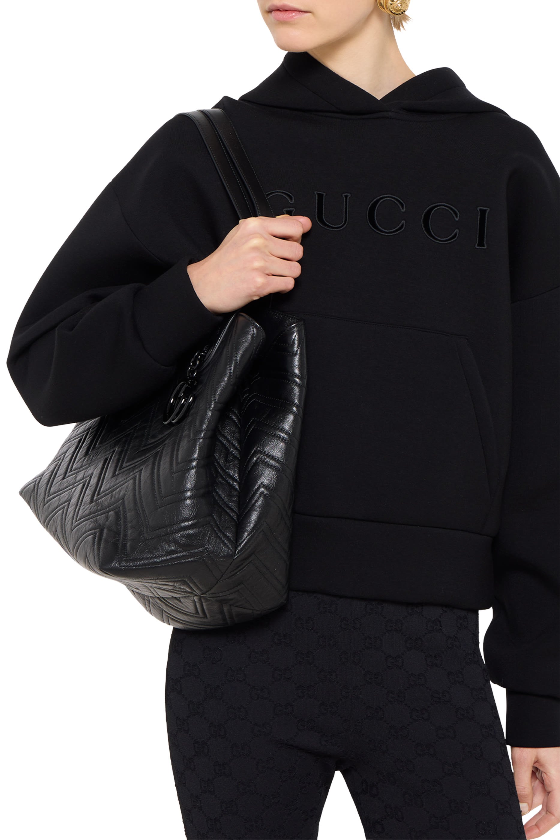  GG Marmont Large Tote Bag 