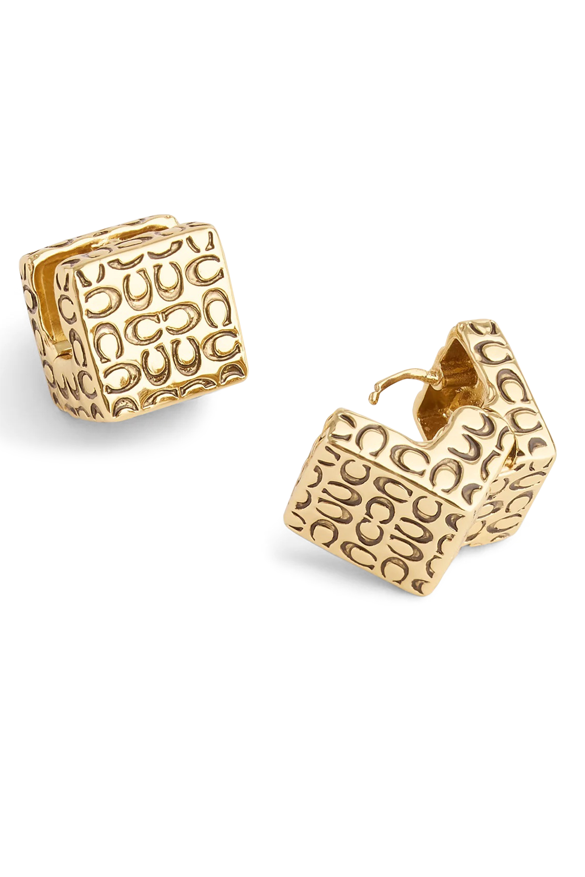 Quilted Cube Earrings