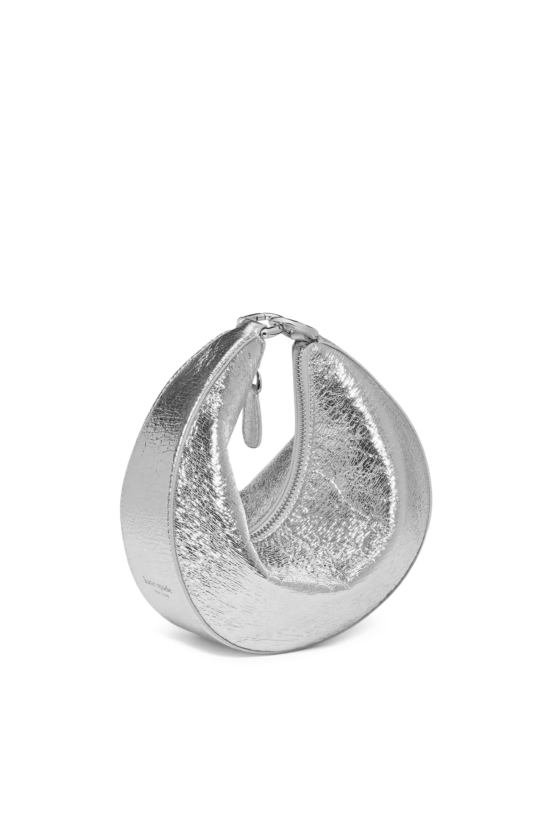 Duo Crinkle Metallic Leather Crossbody Bag