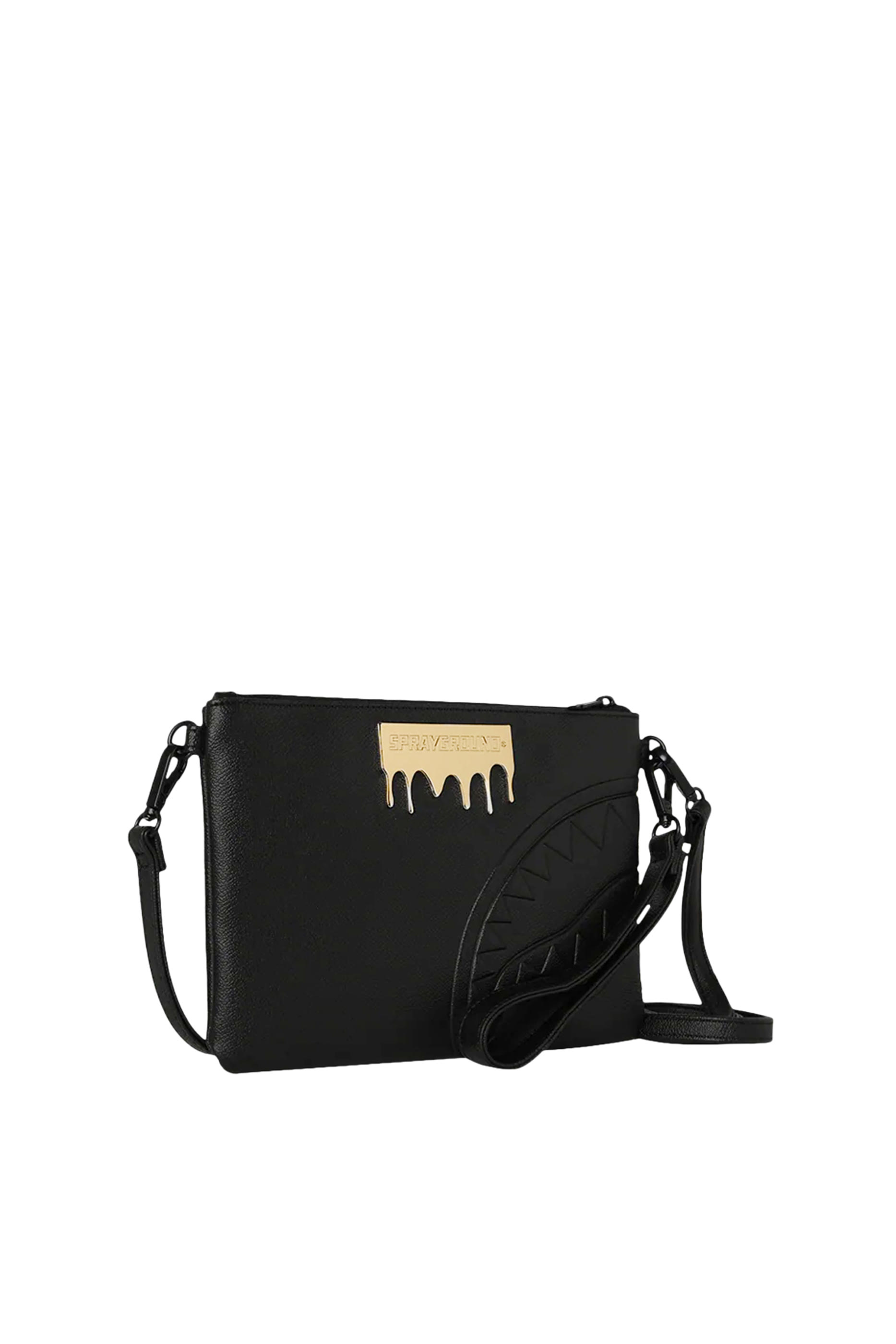 Kids Gold Brick Drip Crossover Clutch