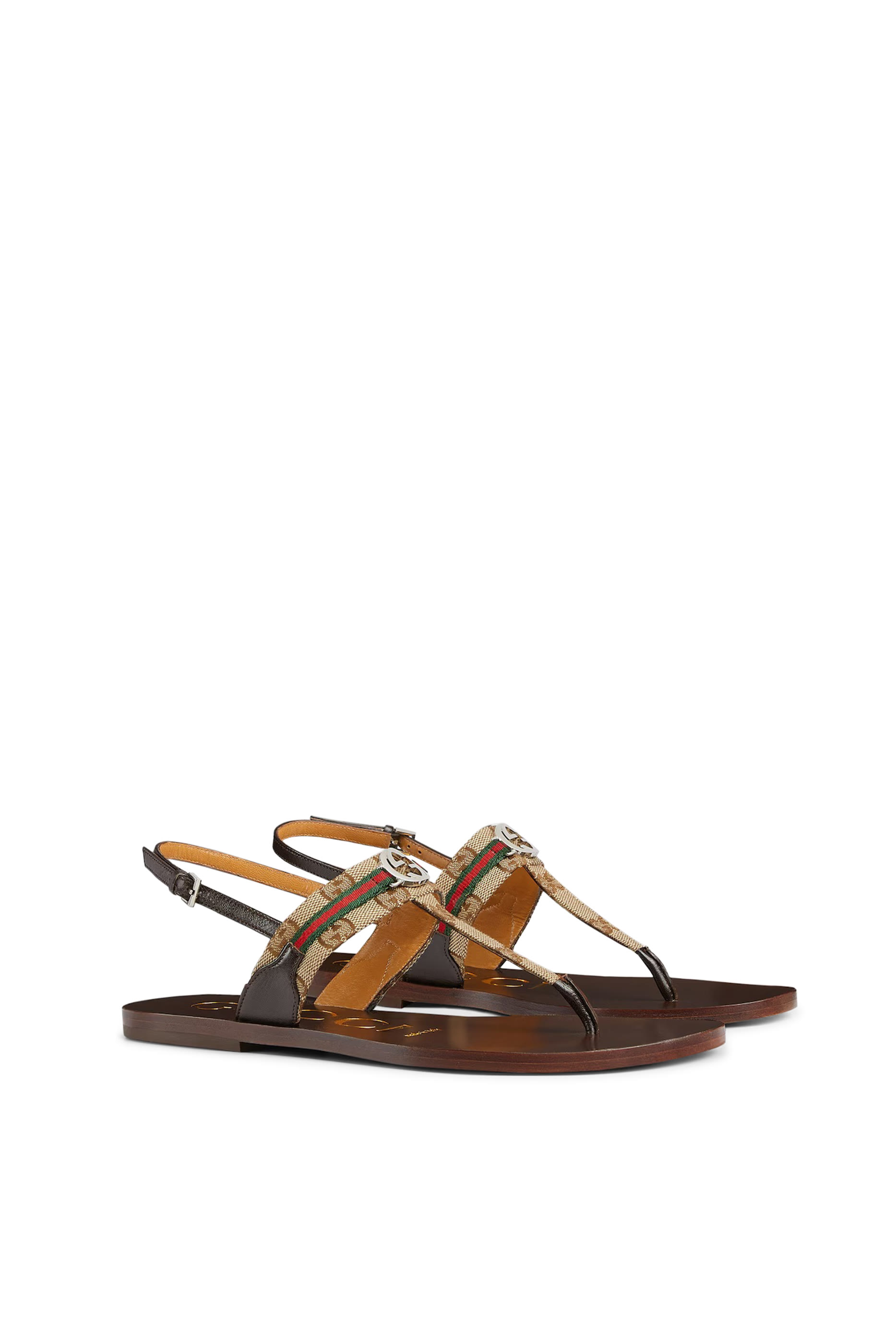 Interlocking G Web Sandals