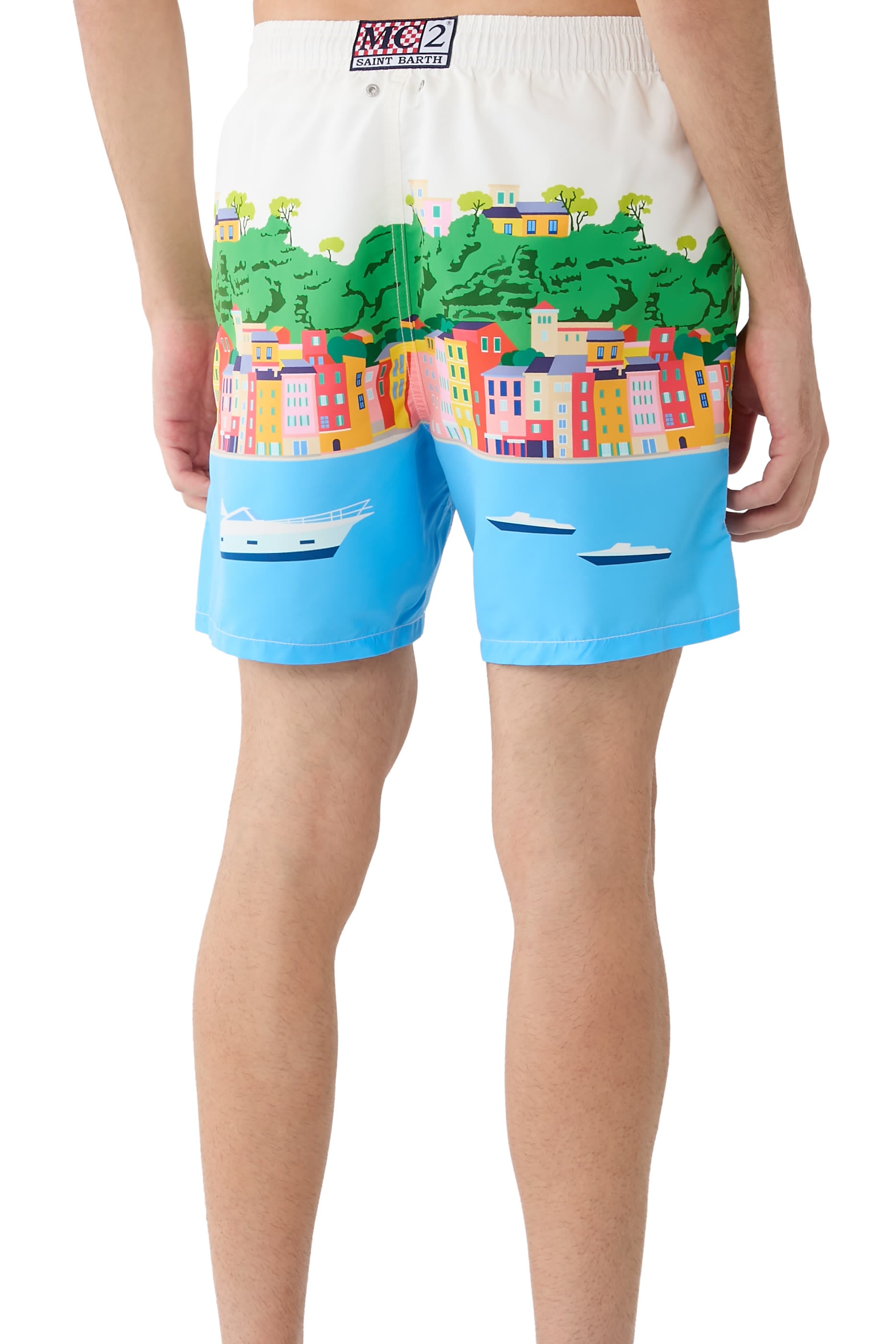 Portofino Postcard Gustavia Swim-Shorts