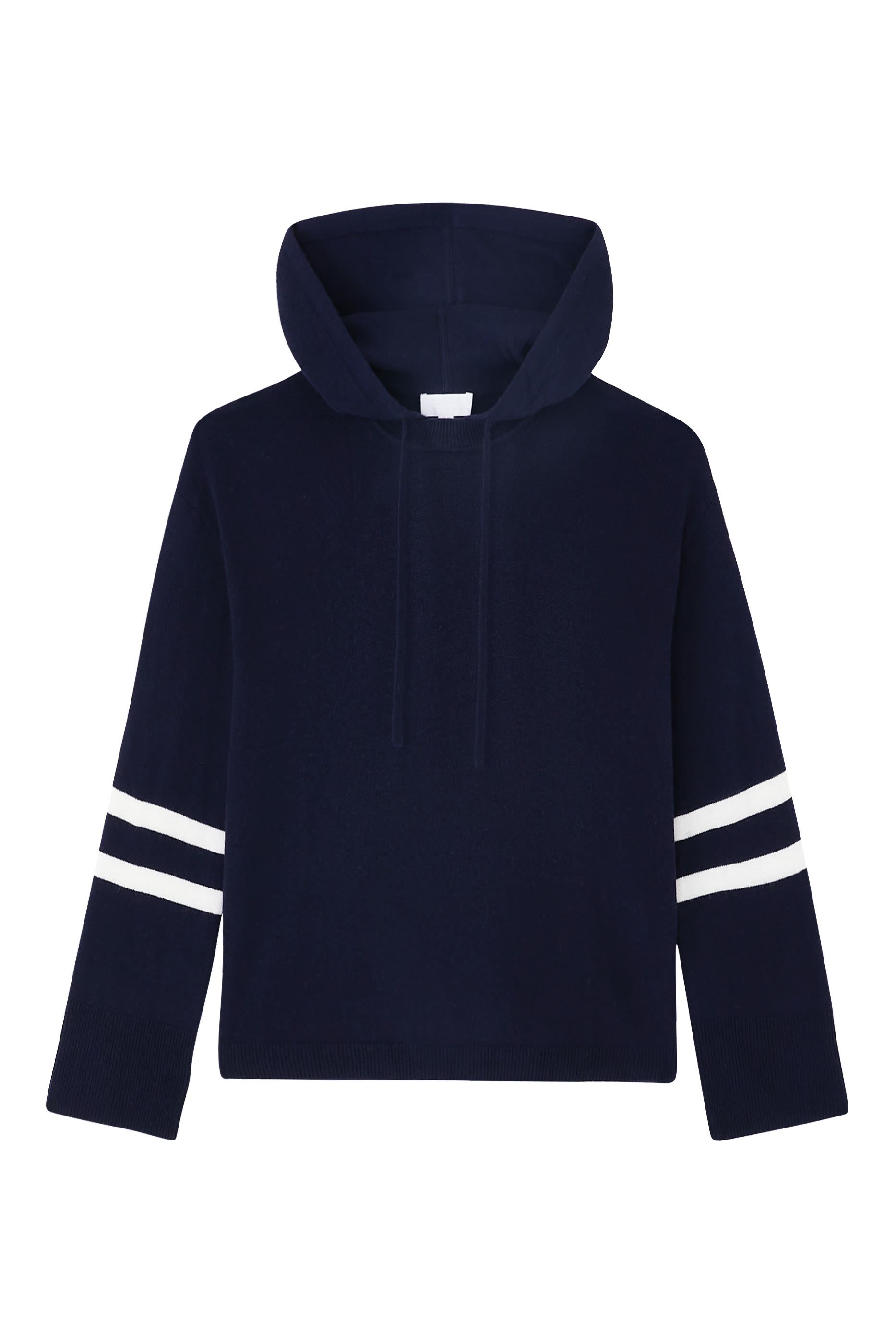 Tipped Hoodie With Cashmere