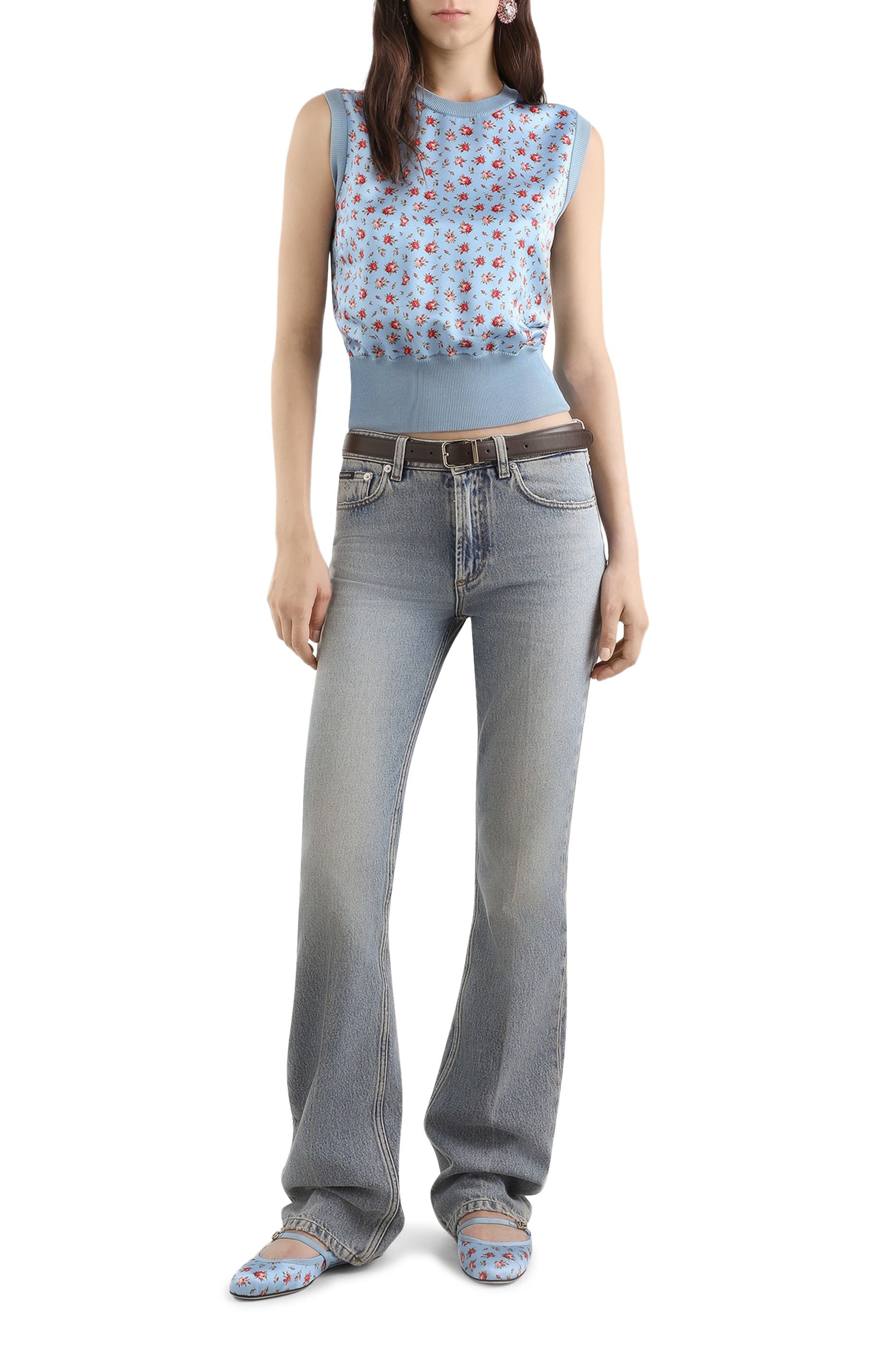 Logo Wide-Leg Jeans