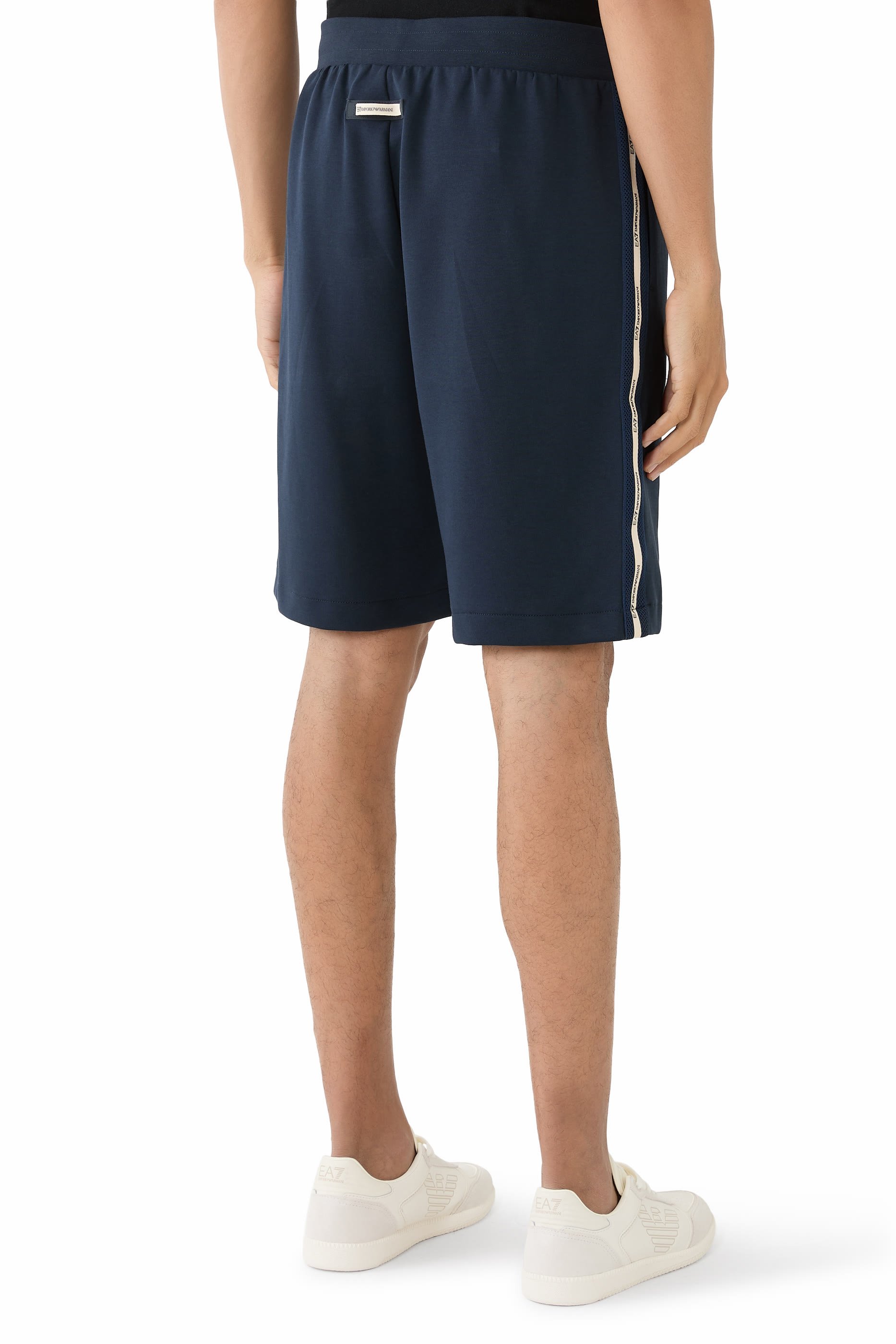 EA7 Side-Stripe Shorts