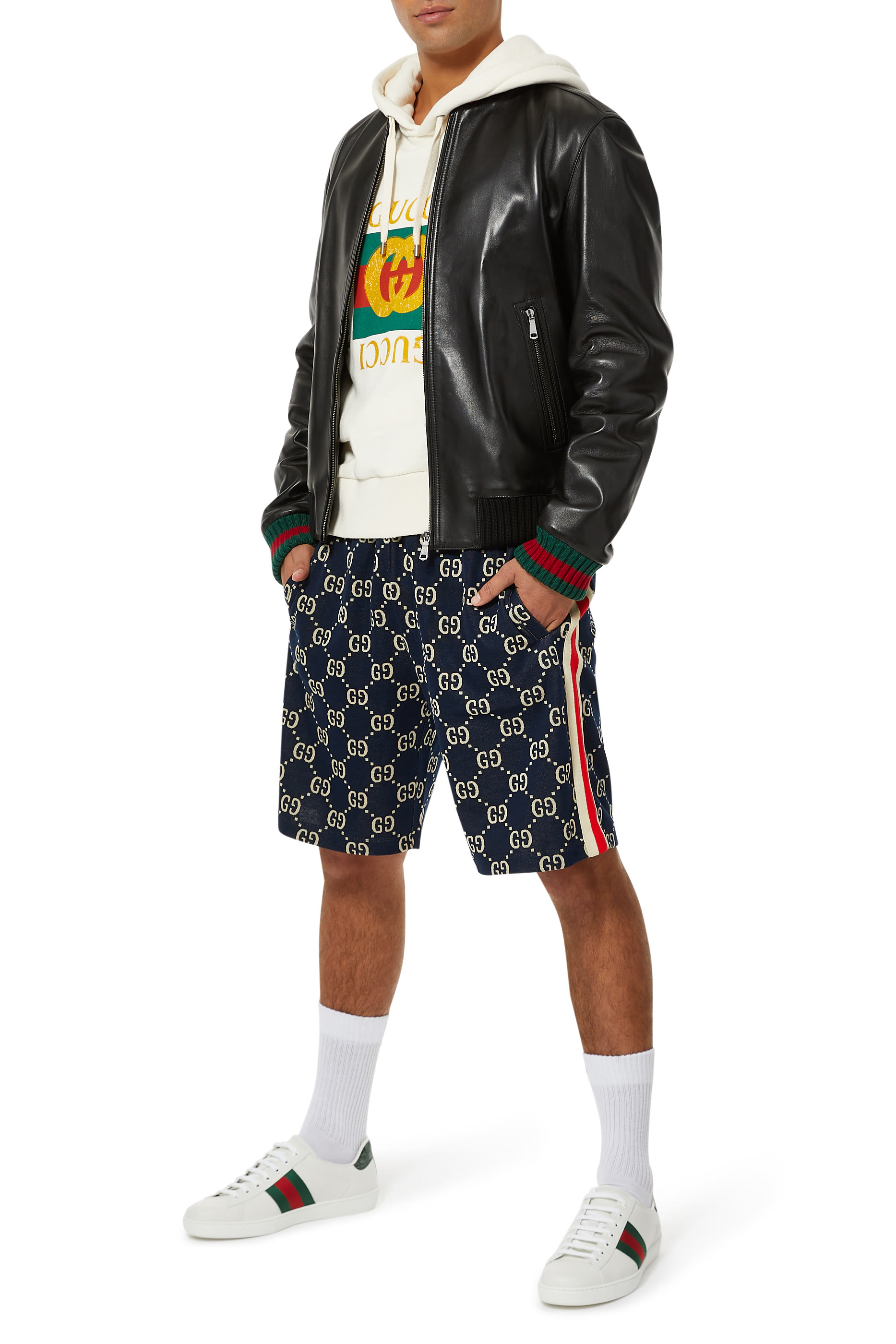 GG Jacquard Jersey Shorts