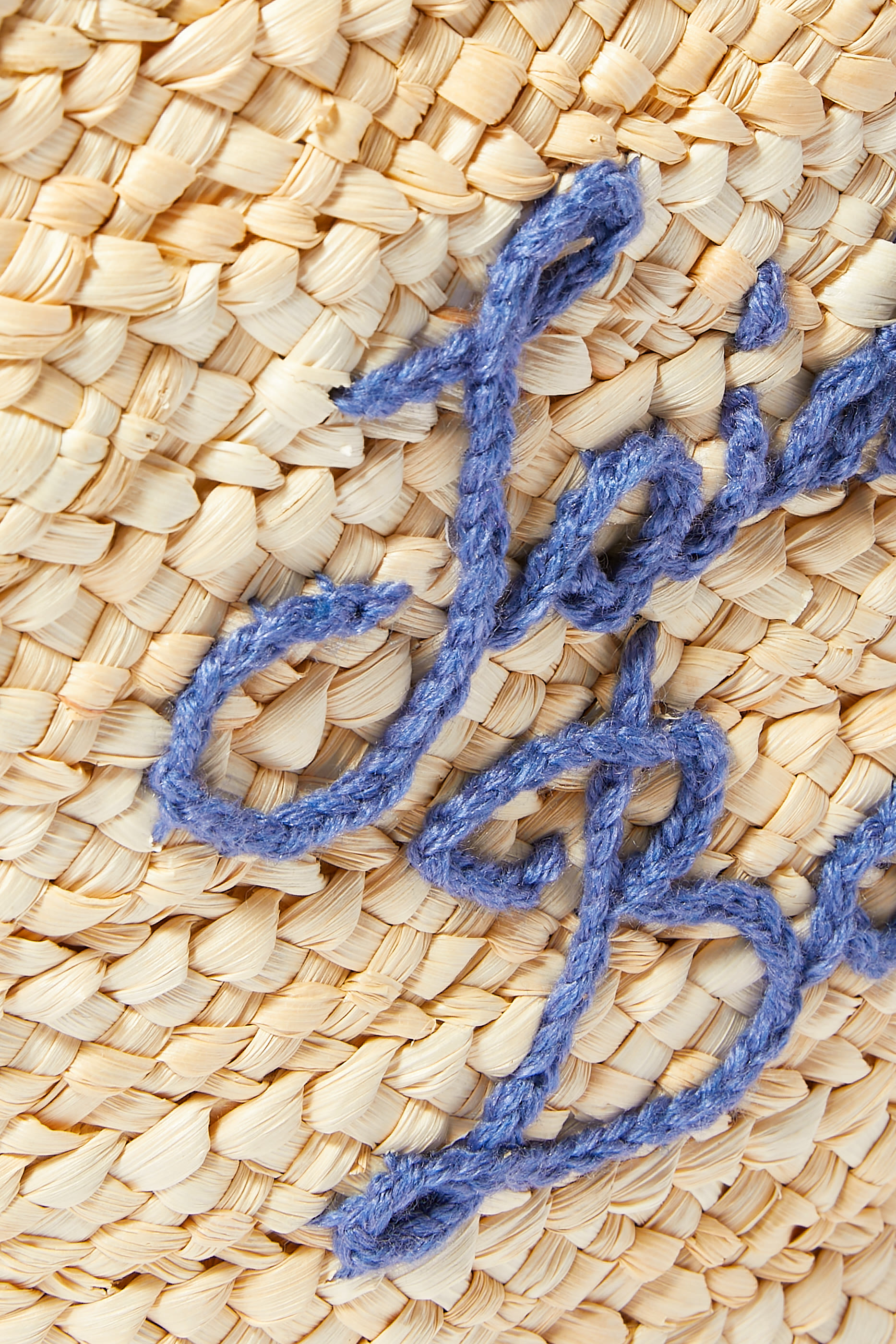 Kylie  Large Woven-Straw Tote Bag