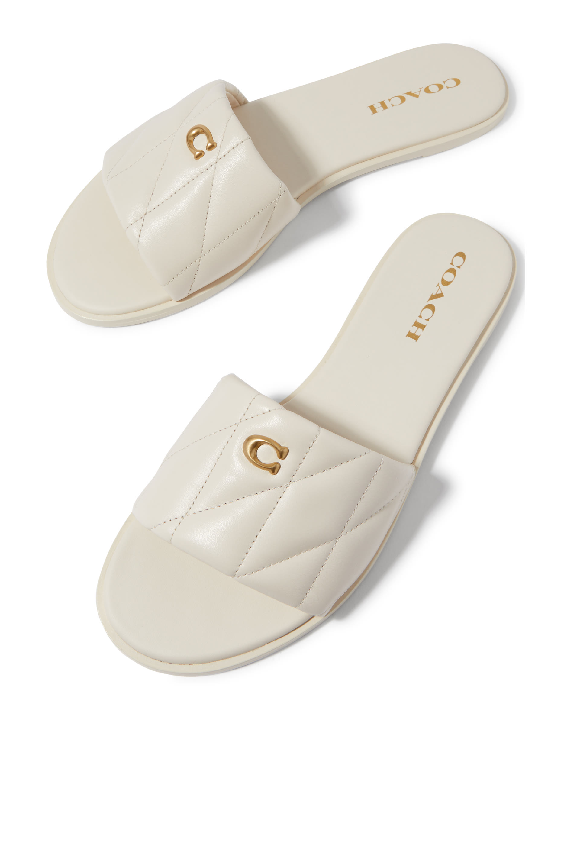 Holly Quilted Leather Sandals