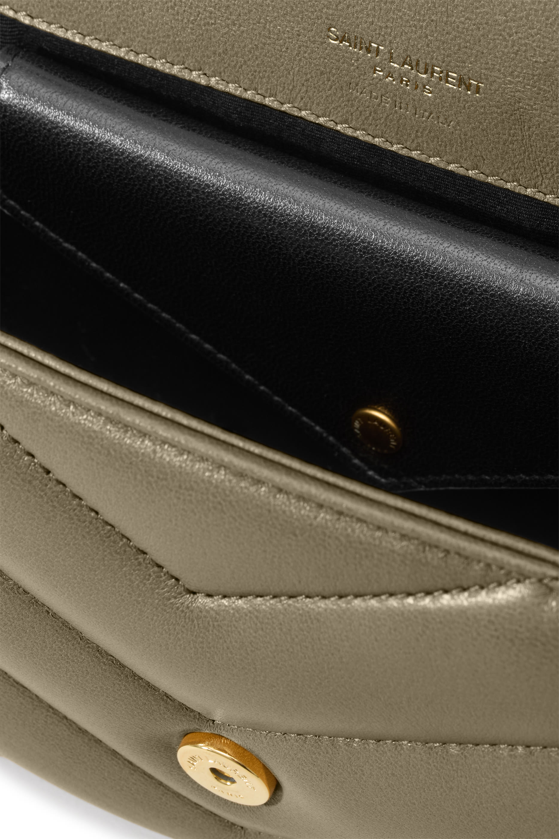  Loulou Small Chain Bag In Matelass&eacute; Lambskin