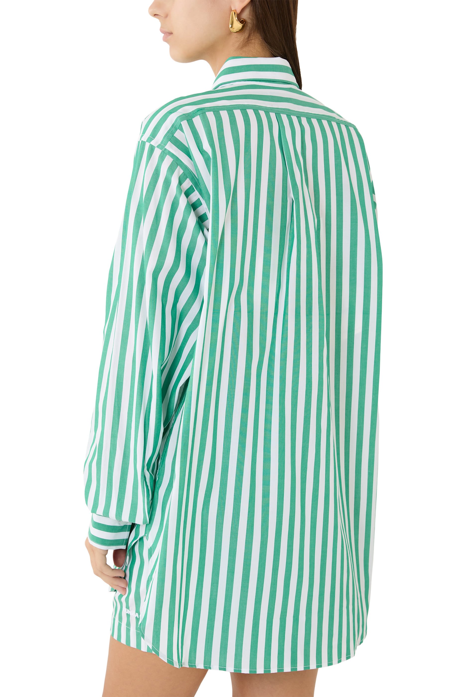 Cabana Stripe Embroidered Shirt