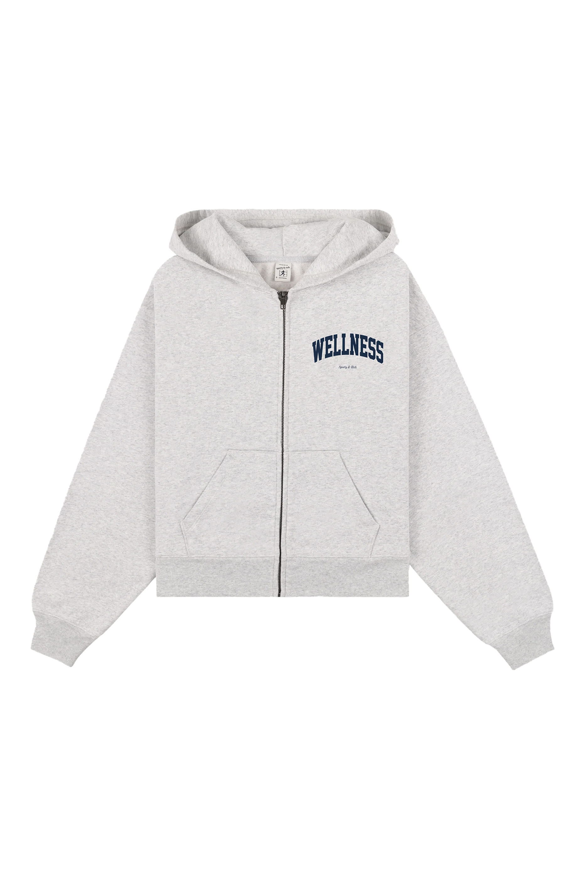 Wellness Ivy Cropped Zip Hoodie