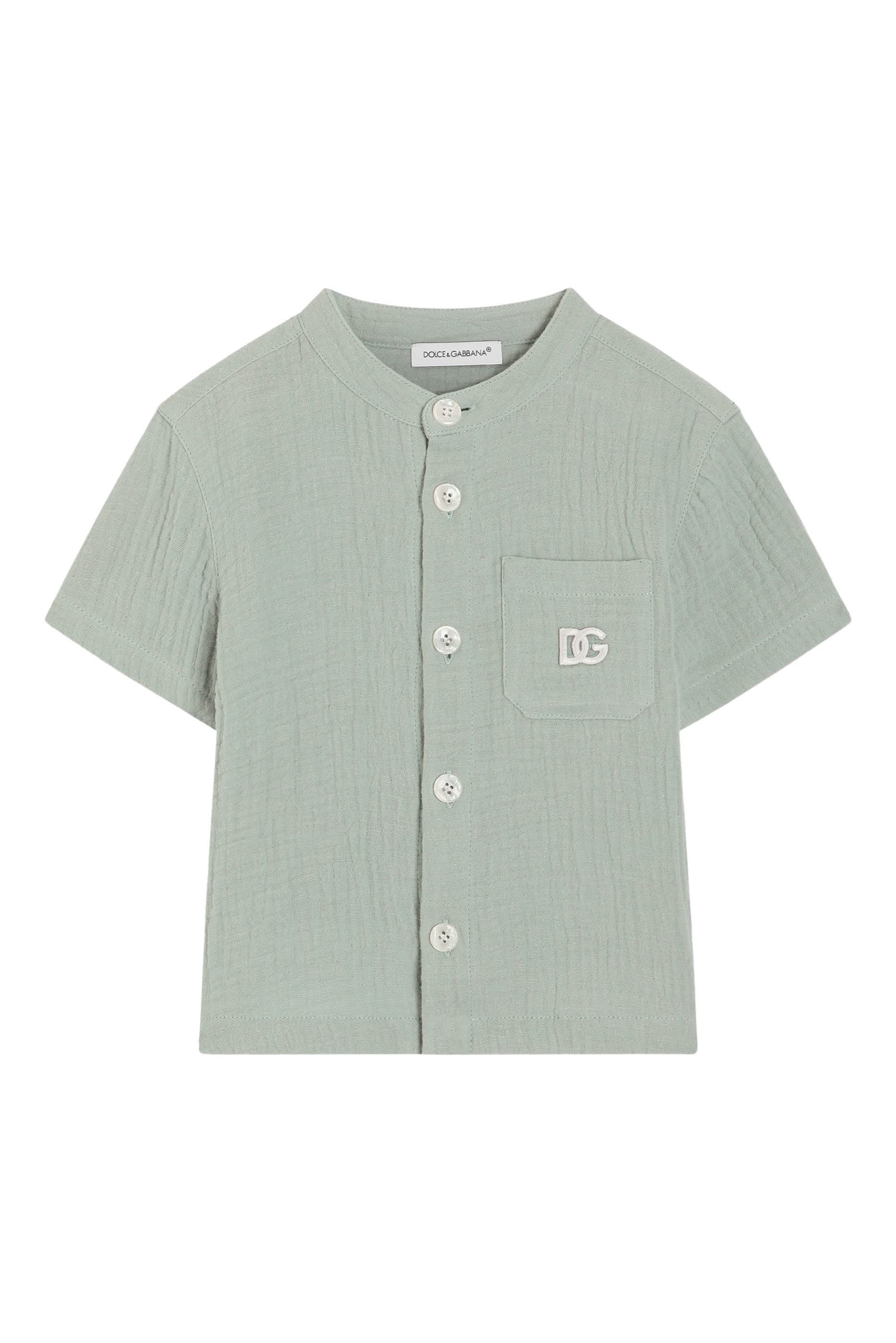 Kids Logo Cotton Gauze Shirt