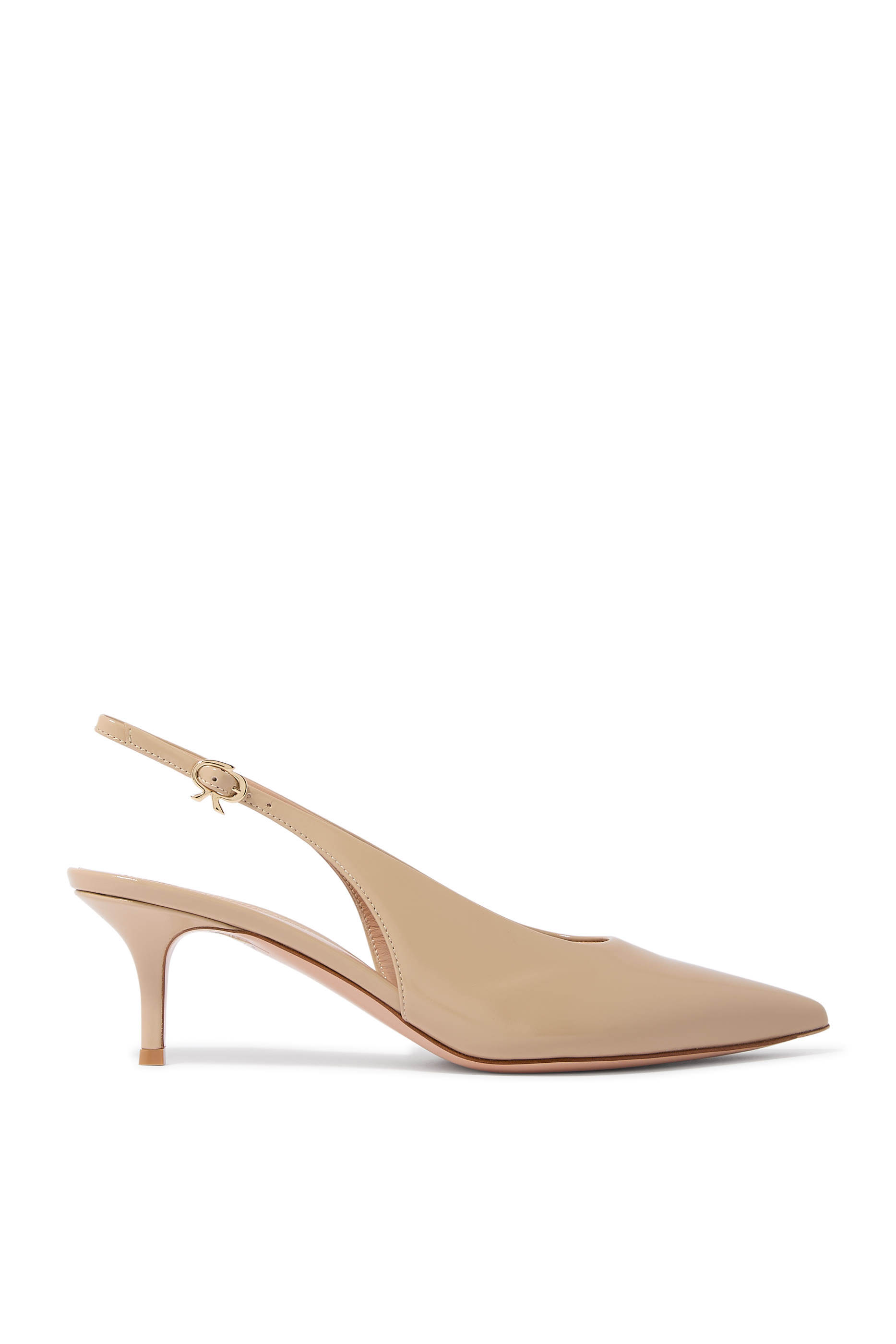 Robbie Patent Leather 55 Slingback Pumps
