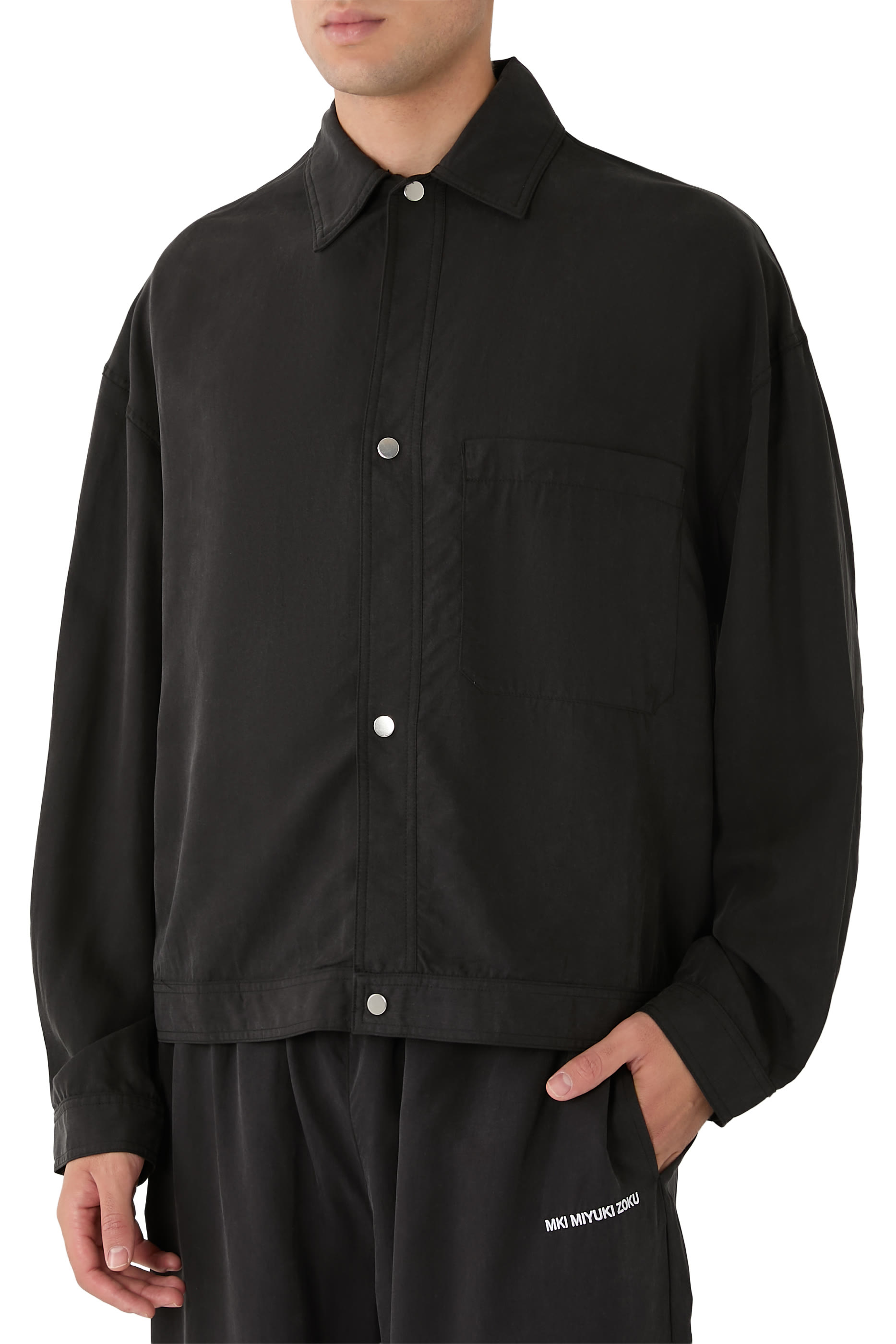 Sandwash Cupro Trucker Jacket