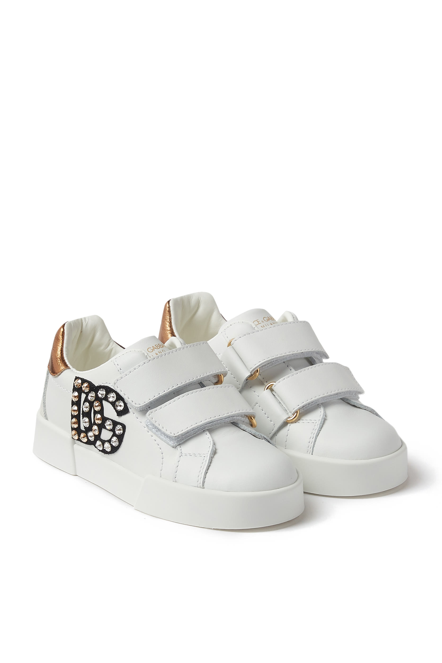 Kids Portifino Leather Sneakers