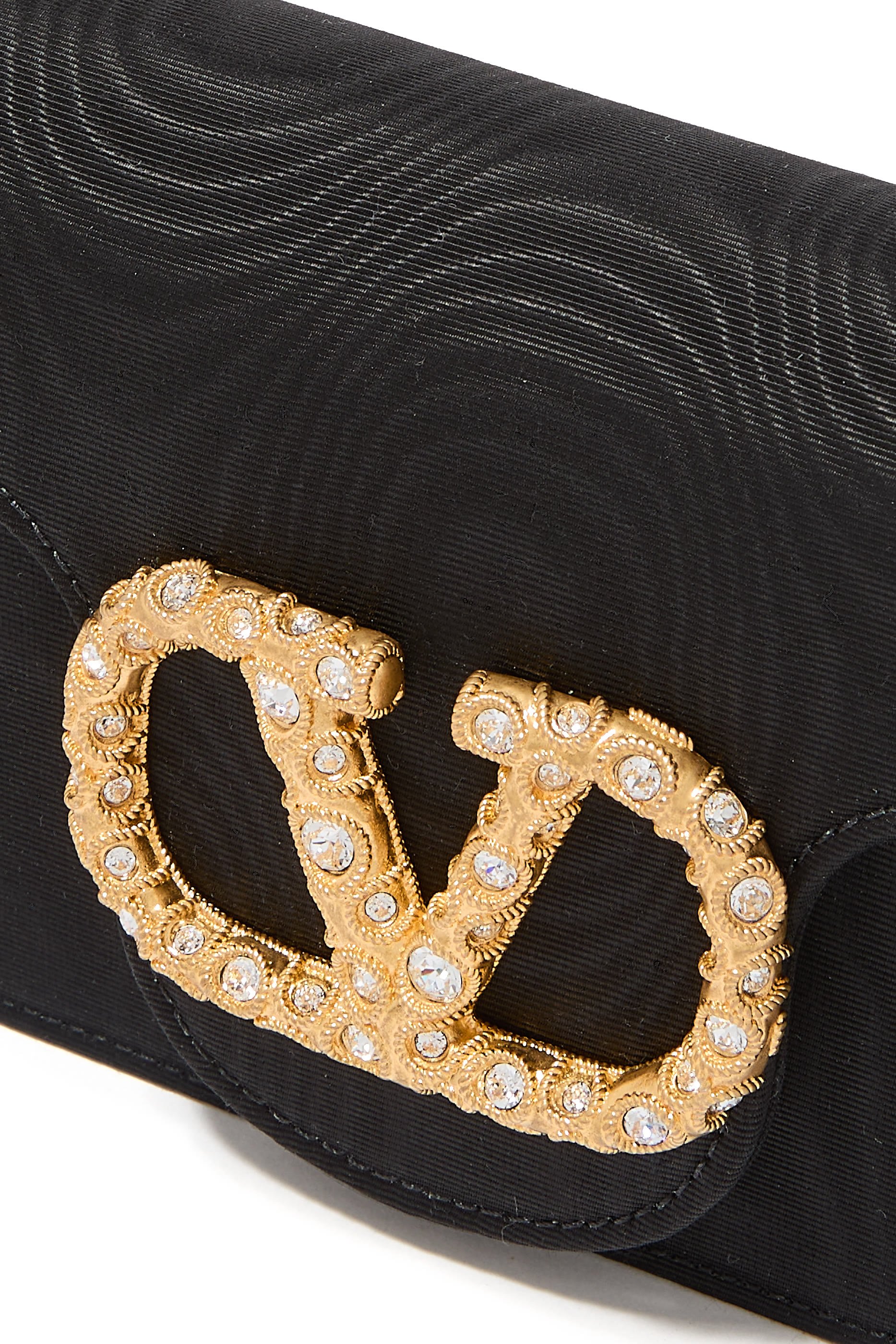 Loco Moiré Fabric Clutch