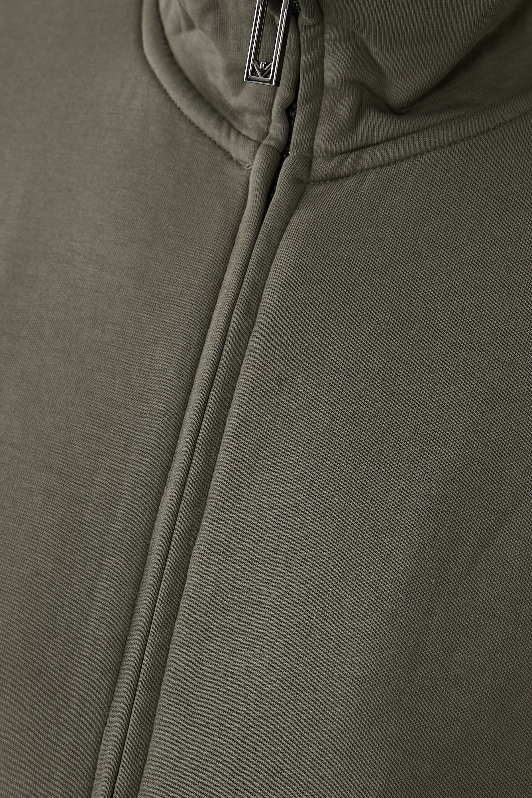 Jersey Zip-Up Sweatshirt