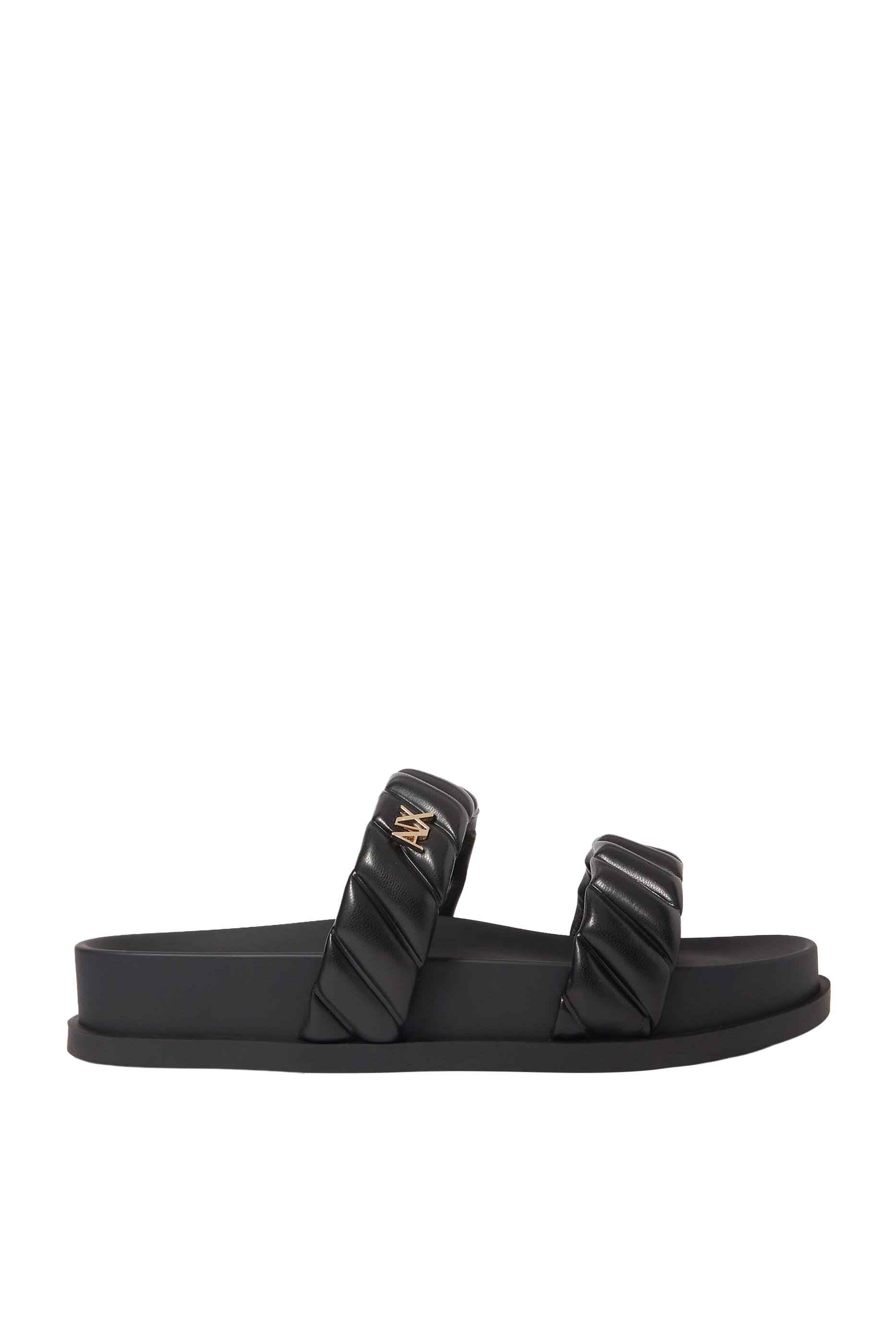 AX Logo Flat Sandals